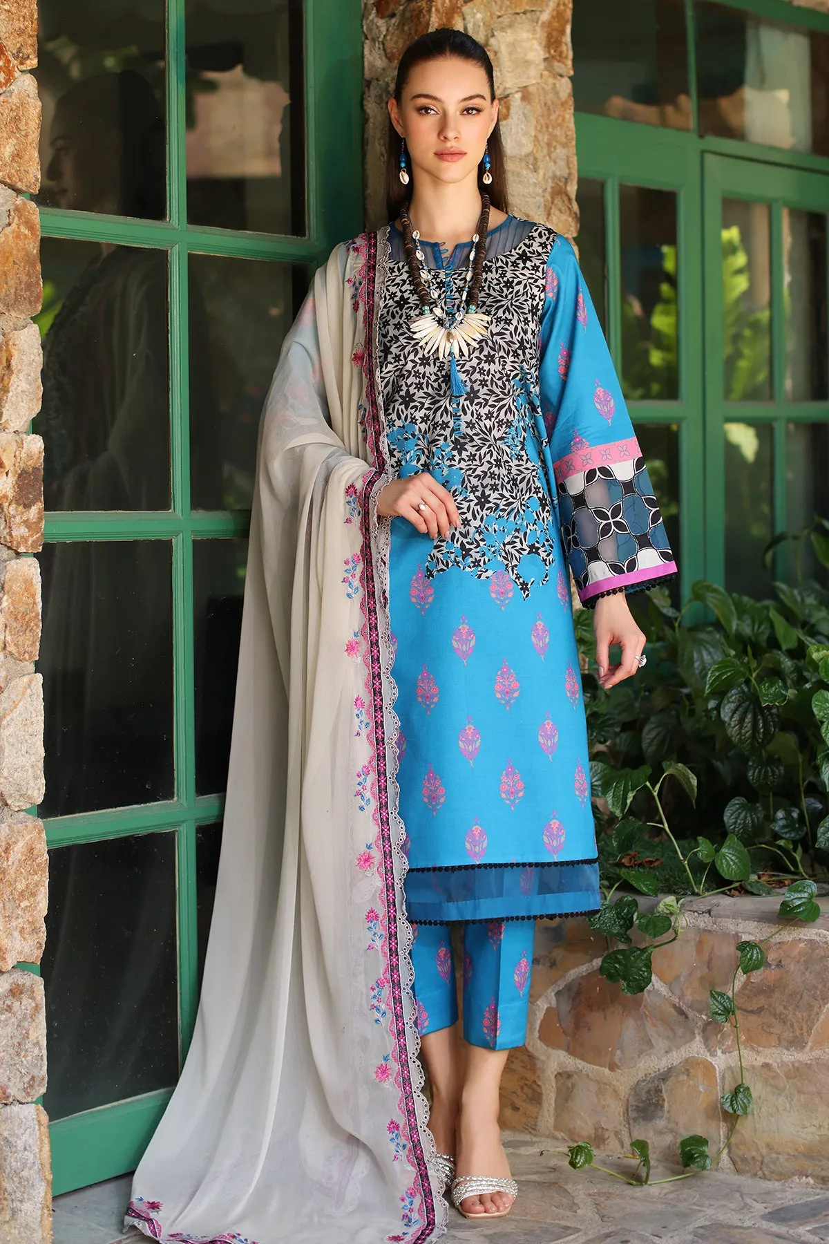 Printed Lawn Suit Set