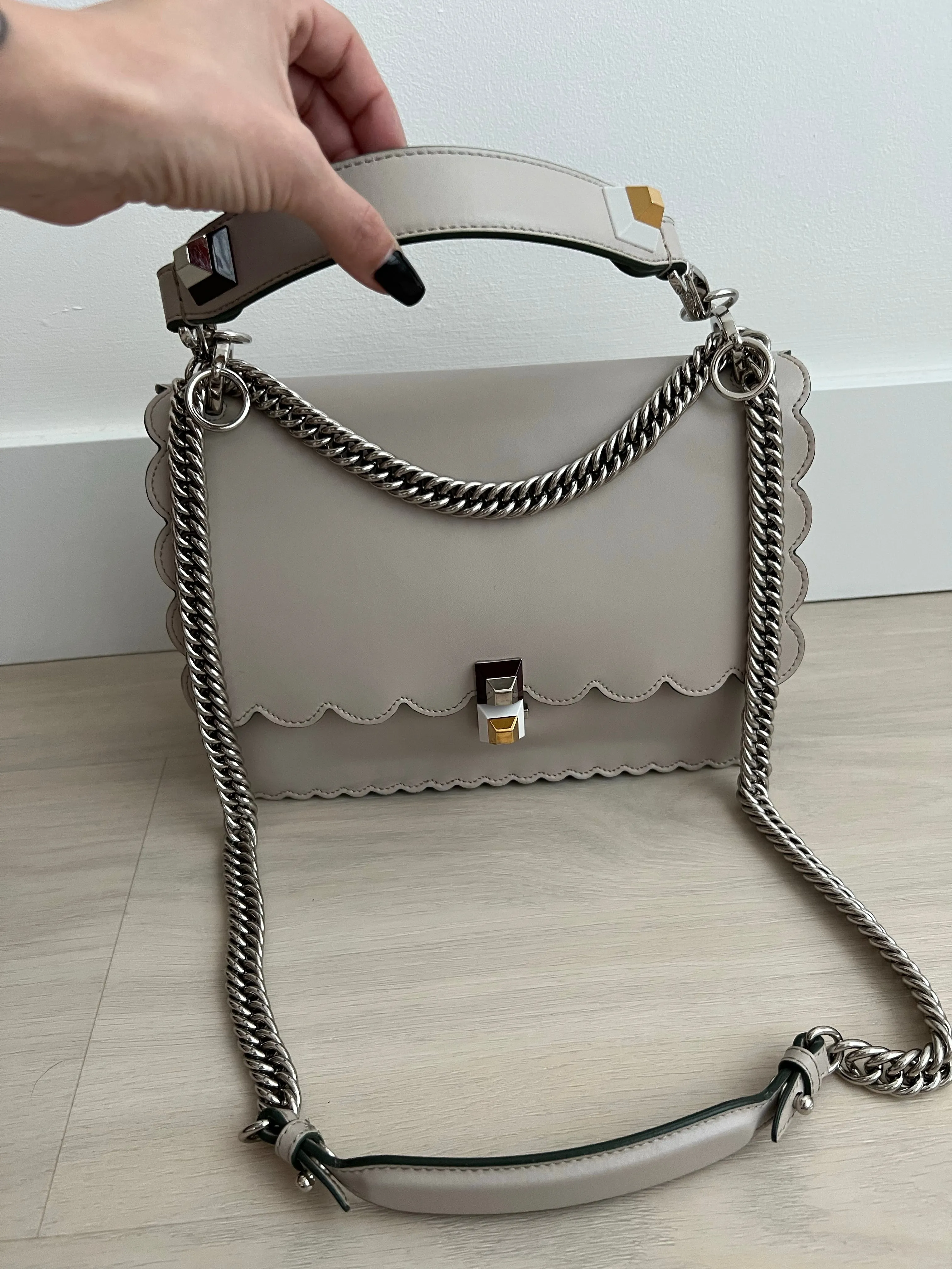 Fendi Scalloped Kan Bag