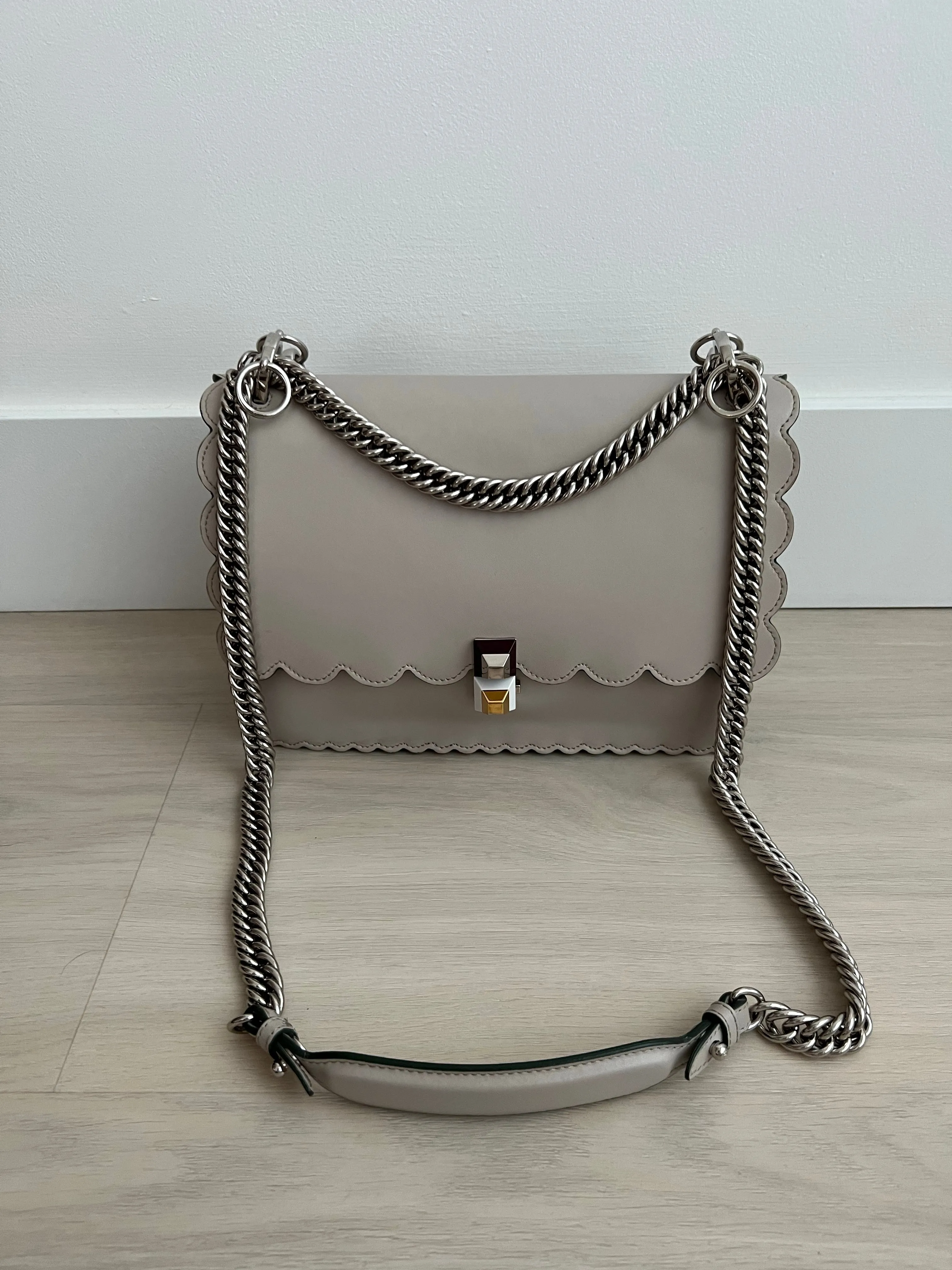 Fendi Scalloped Kan Bag