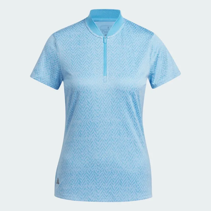 Adidas Jacquard Polo Shirt for Women