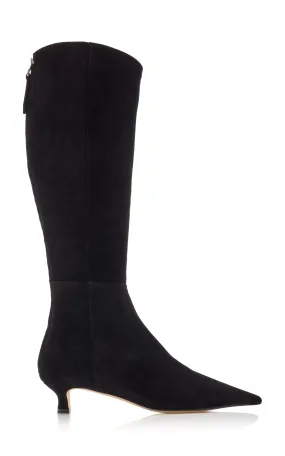 Aeyde Suede Knee Boots