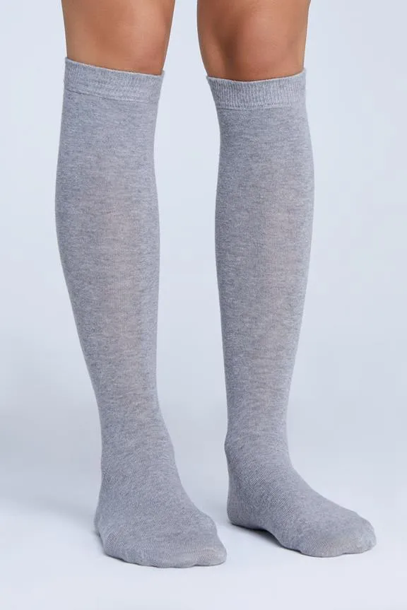 Albero Natur Multipack X6 Knee Socks Unisex Gray Melange