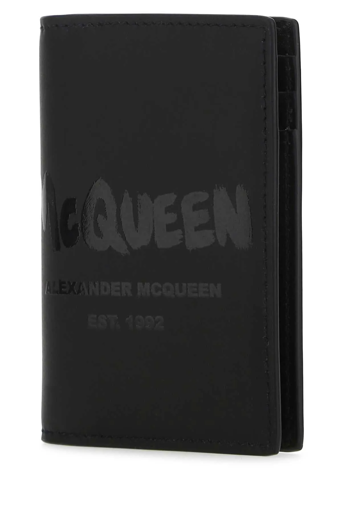 Alexander McQueen Graffiti Printed Bi-Fold Wallet