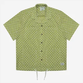 Avocado Flower Eyelet Segundo Vacation Smock