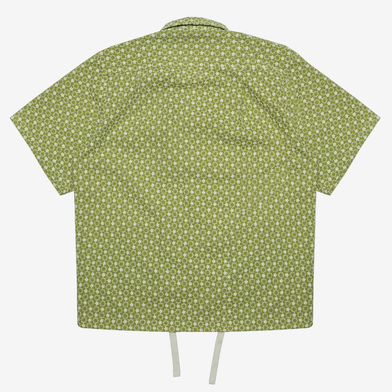 Avocado Flower Eyelet Segundo Vacation Smock