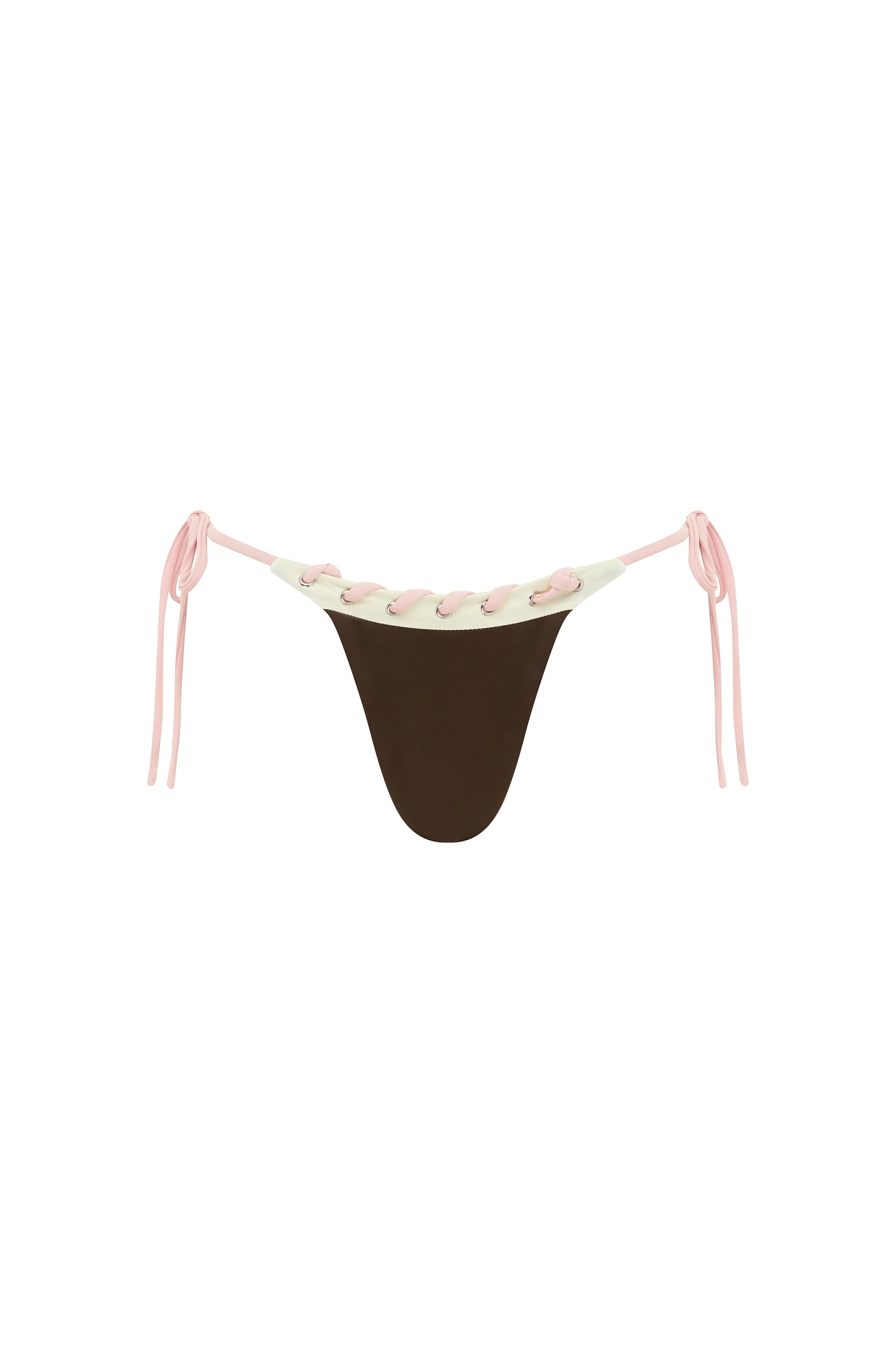 Chocolate Eyelet Bikini Bottom