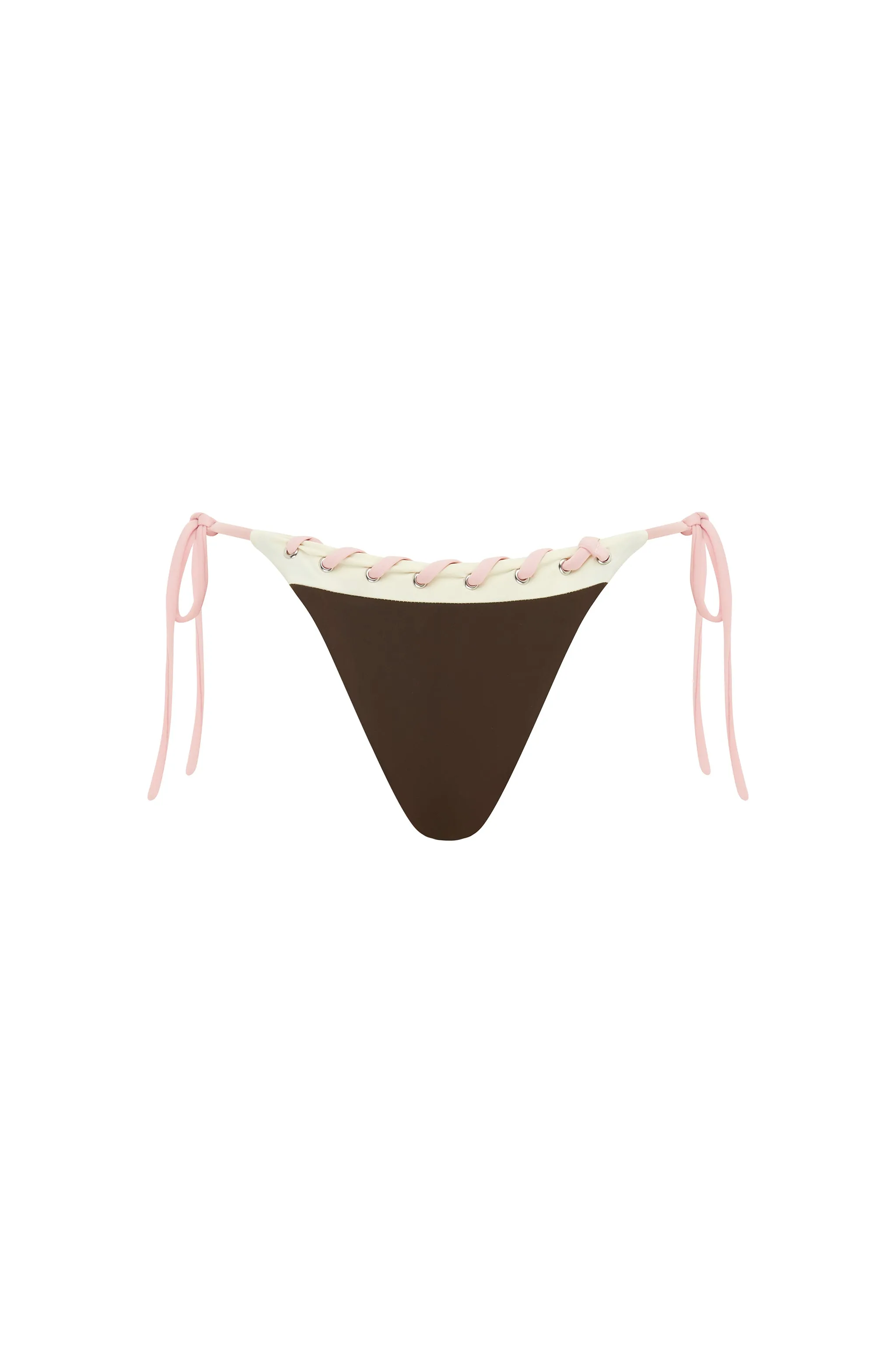 Chocolate Eyelet Bikini Bottom