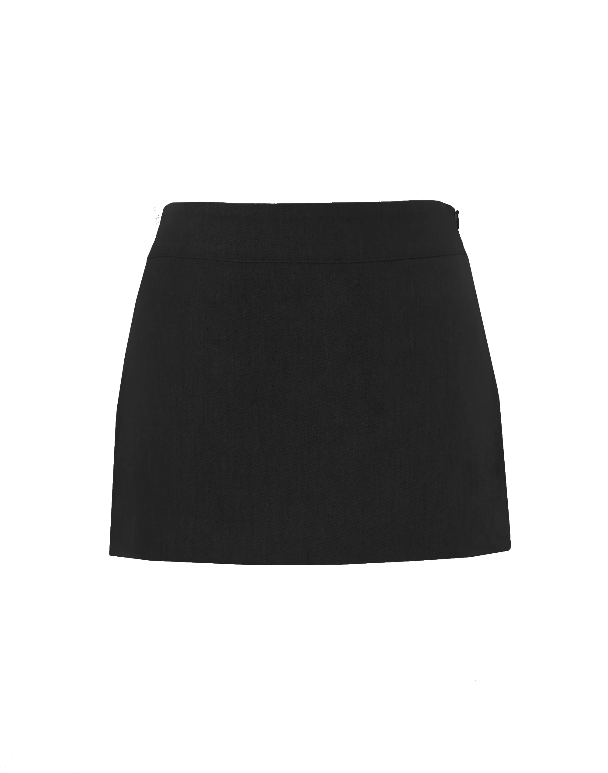 Black Ashwood Mini Skirt