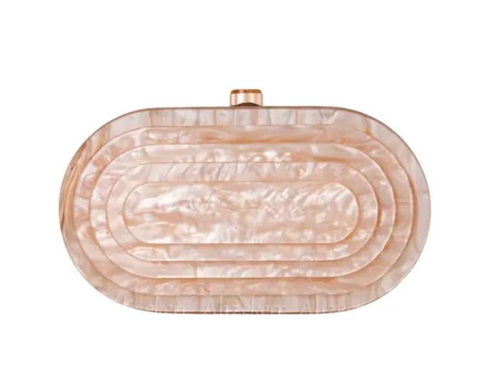 Blush Deco Clutch