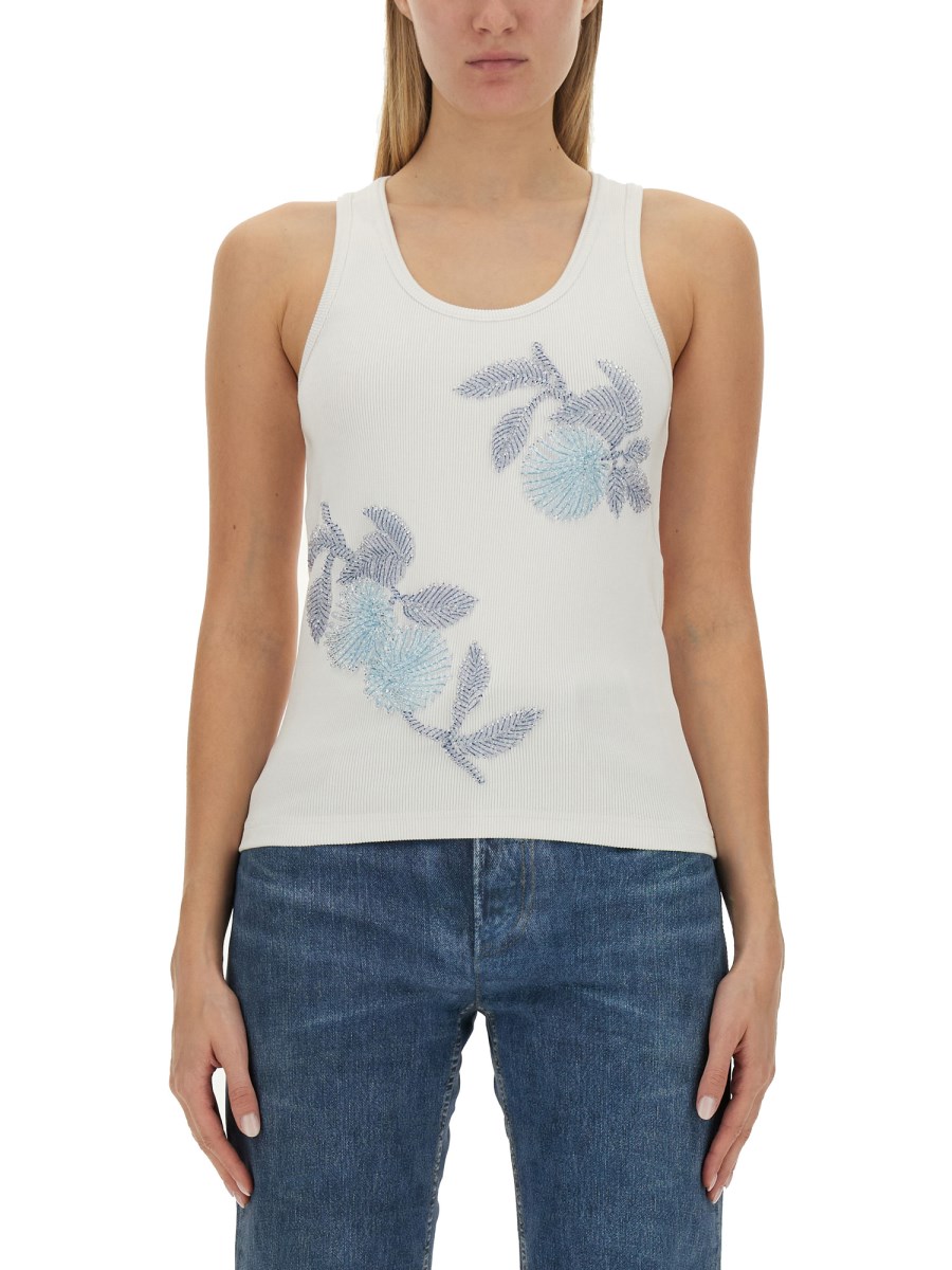 BOTTEGA VENETA Embroidered Top in Cotton