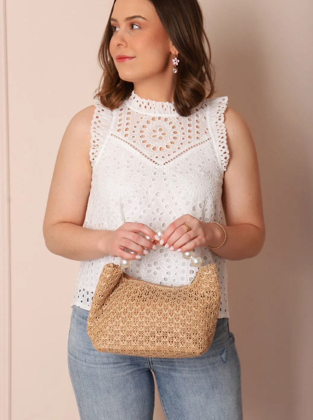 Candy Eyelet Top