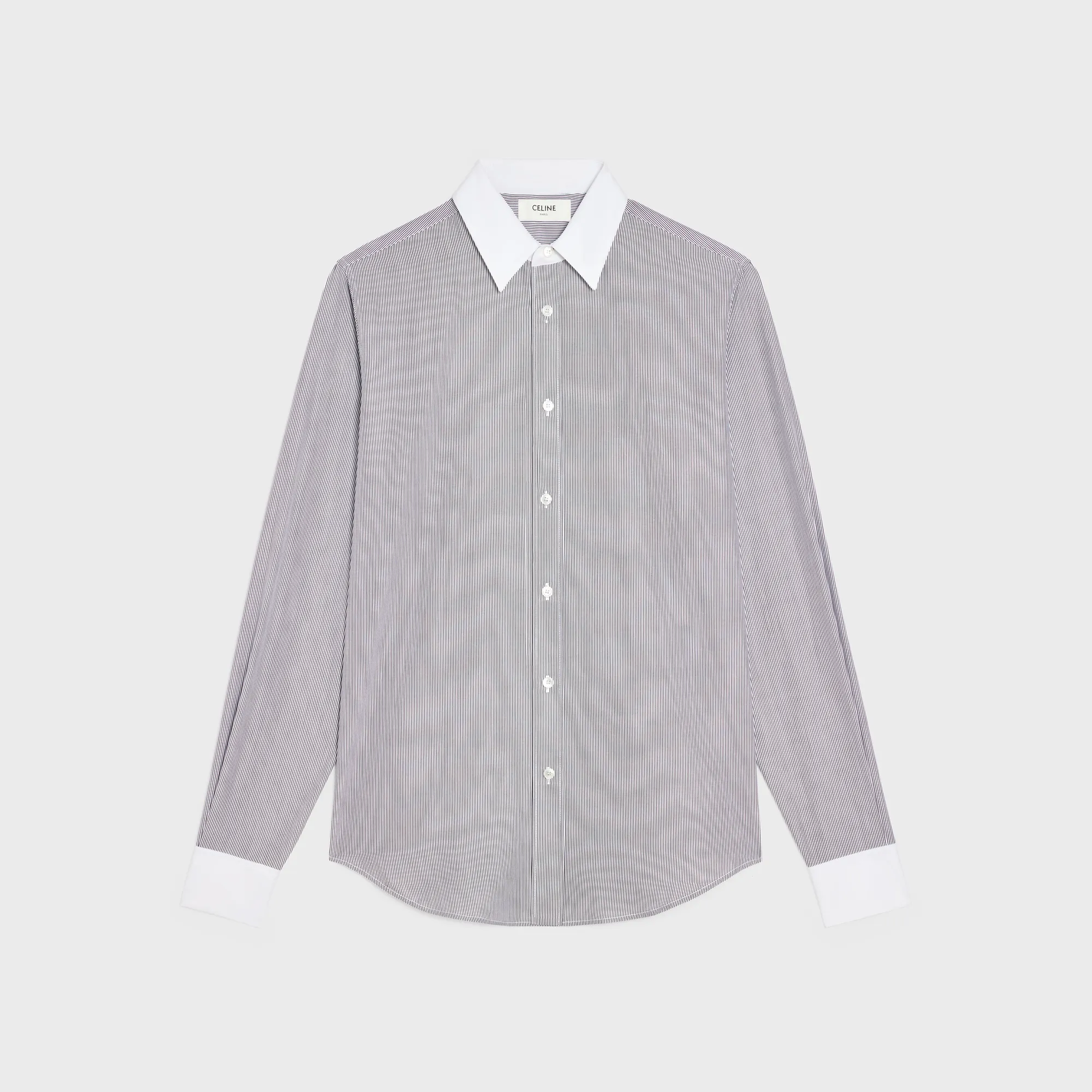 CELINE Loose Cotton Poplin Shirt