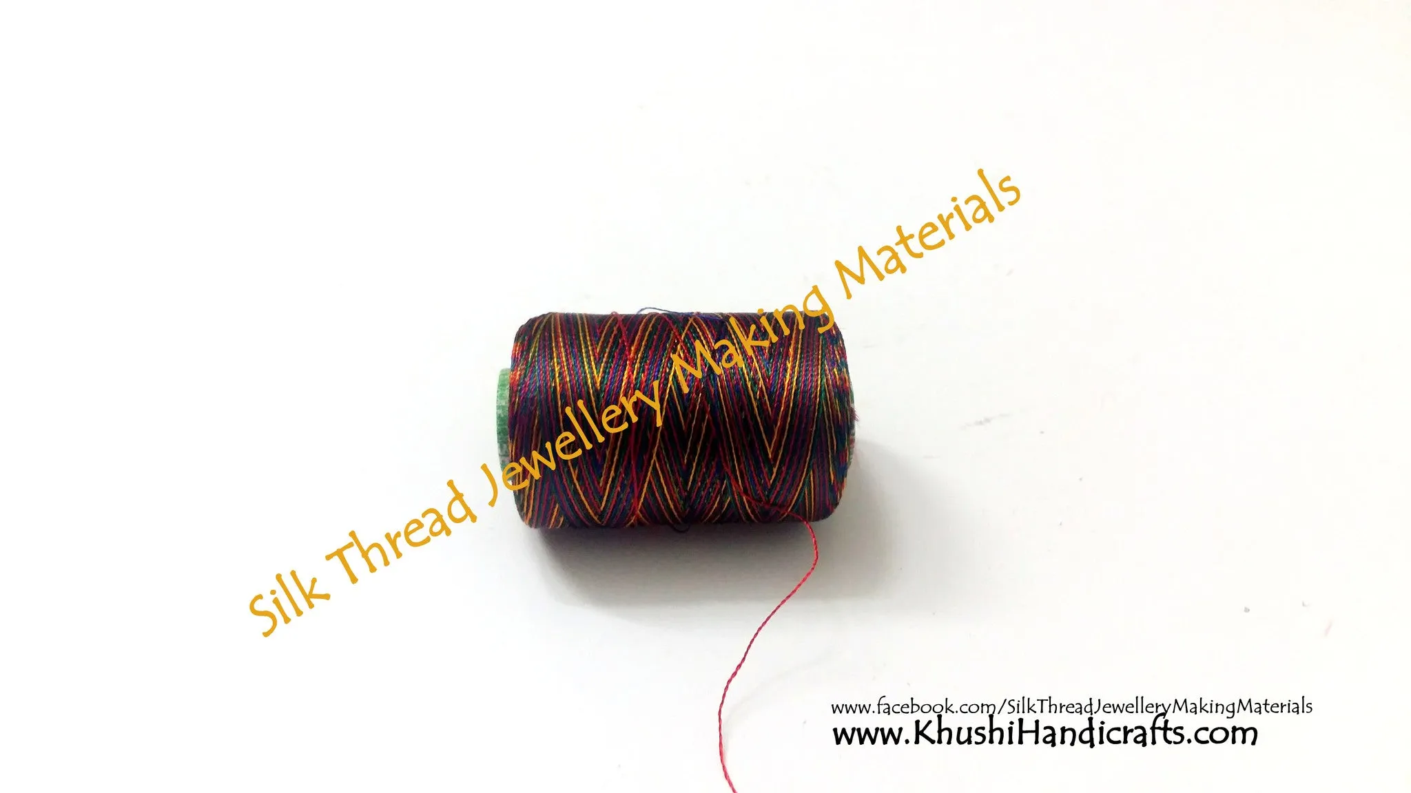 Individual Spools of Silk Threads - Multiple Colors for Jewelry Designing