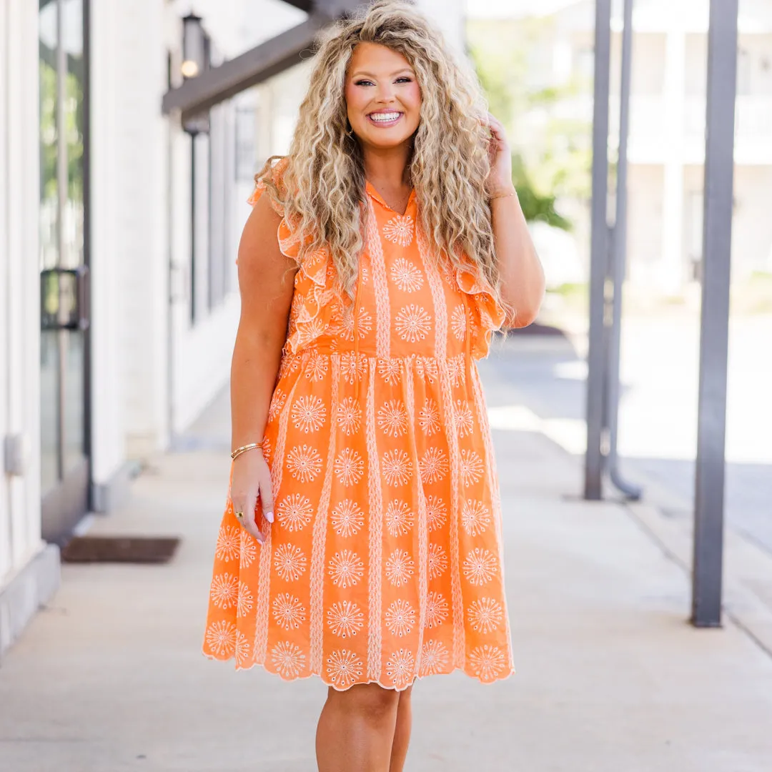 Orange Come Together Dress