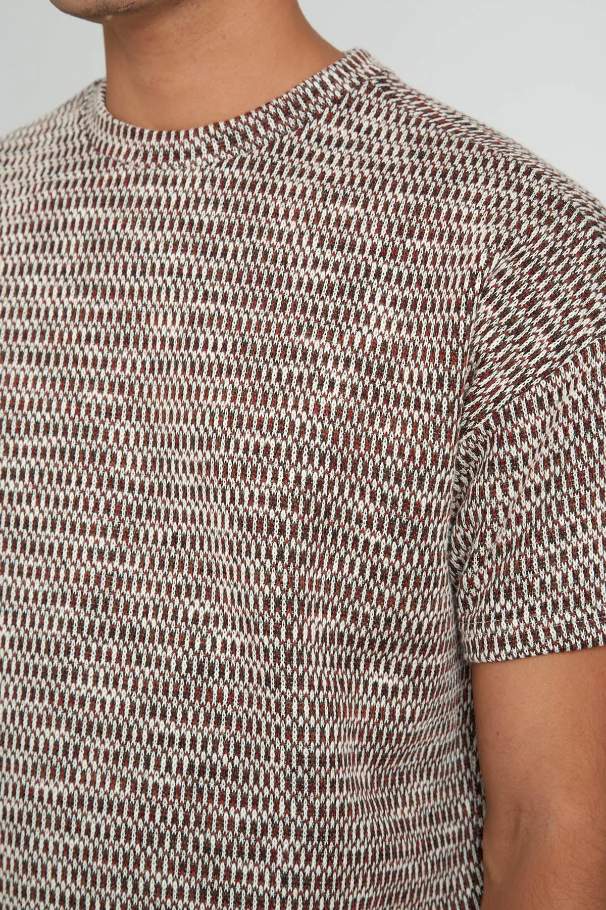 Relaxed Fit Jacquard T-Shirt