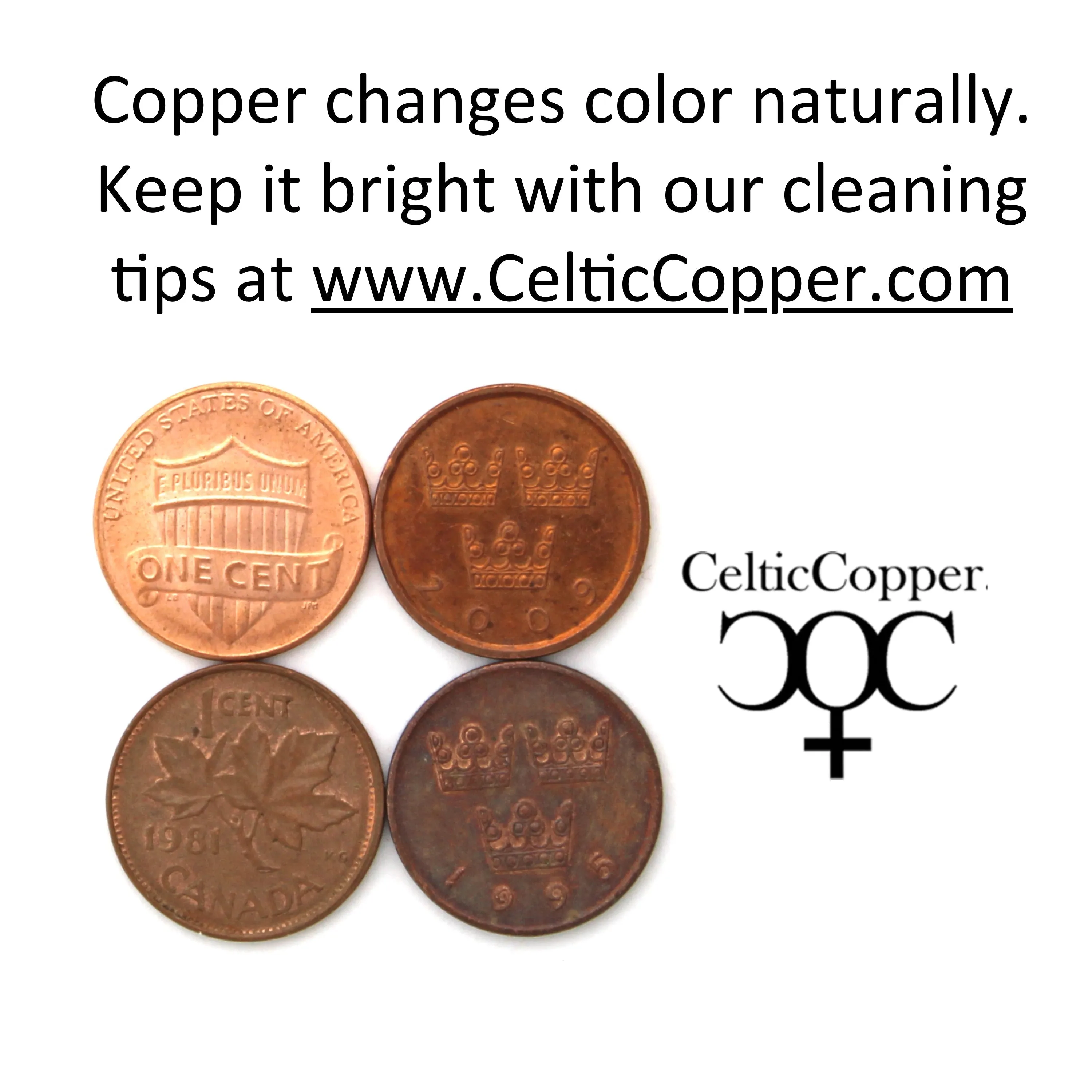 Copper Earring Studs US Penny Perfect Coin Replica 19mm American Copper Penny Earring Studs