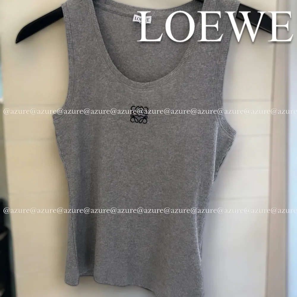 LOEWE-Anagram-cotton tank top