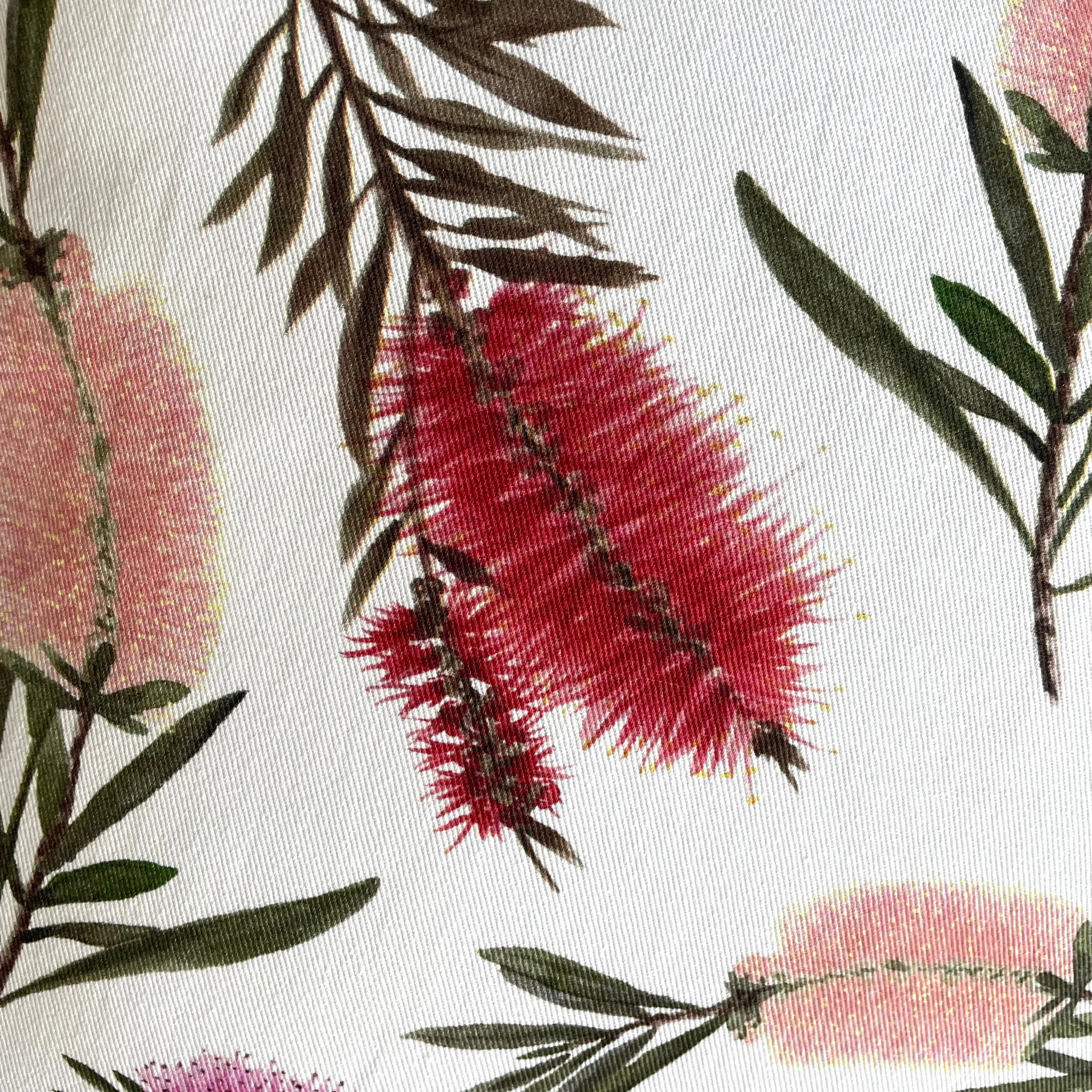 Multi Bottlebrush Cotton Drill Cushion Cover