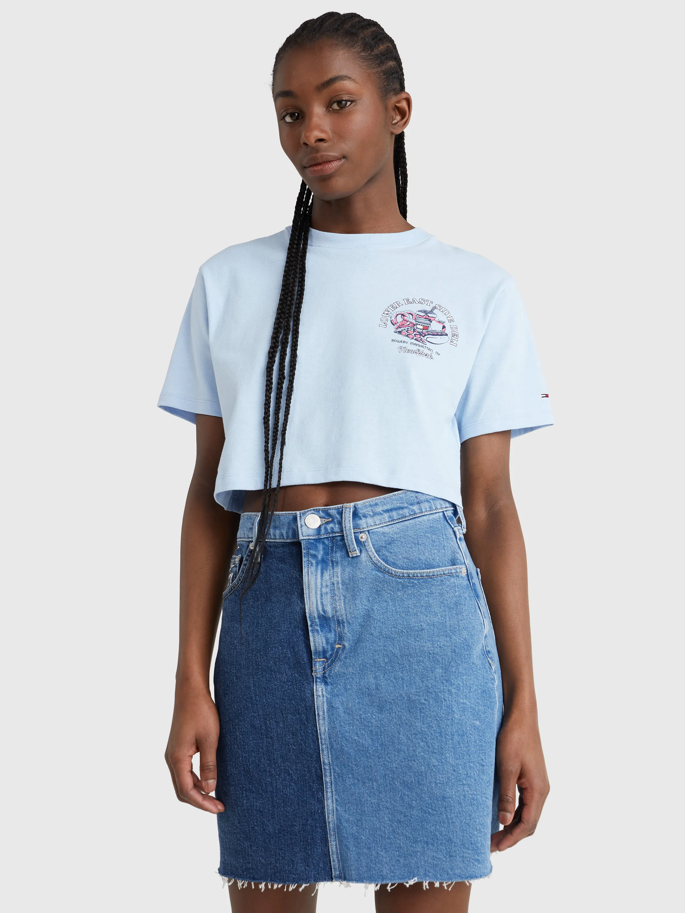 Cropped Food Print T-Shirt | T-Shirts | Tommy Jeans