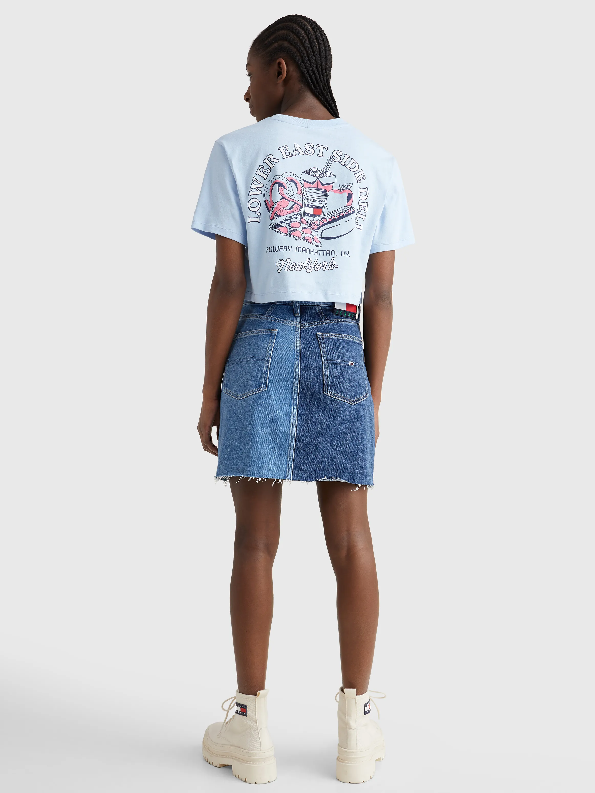 Cropped Food Print T-Shirt | T-Shirts | Tommy Jeans