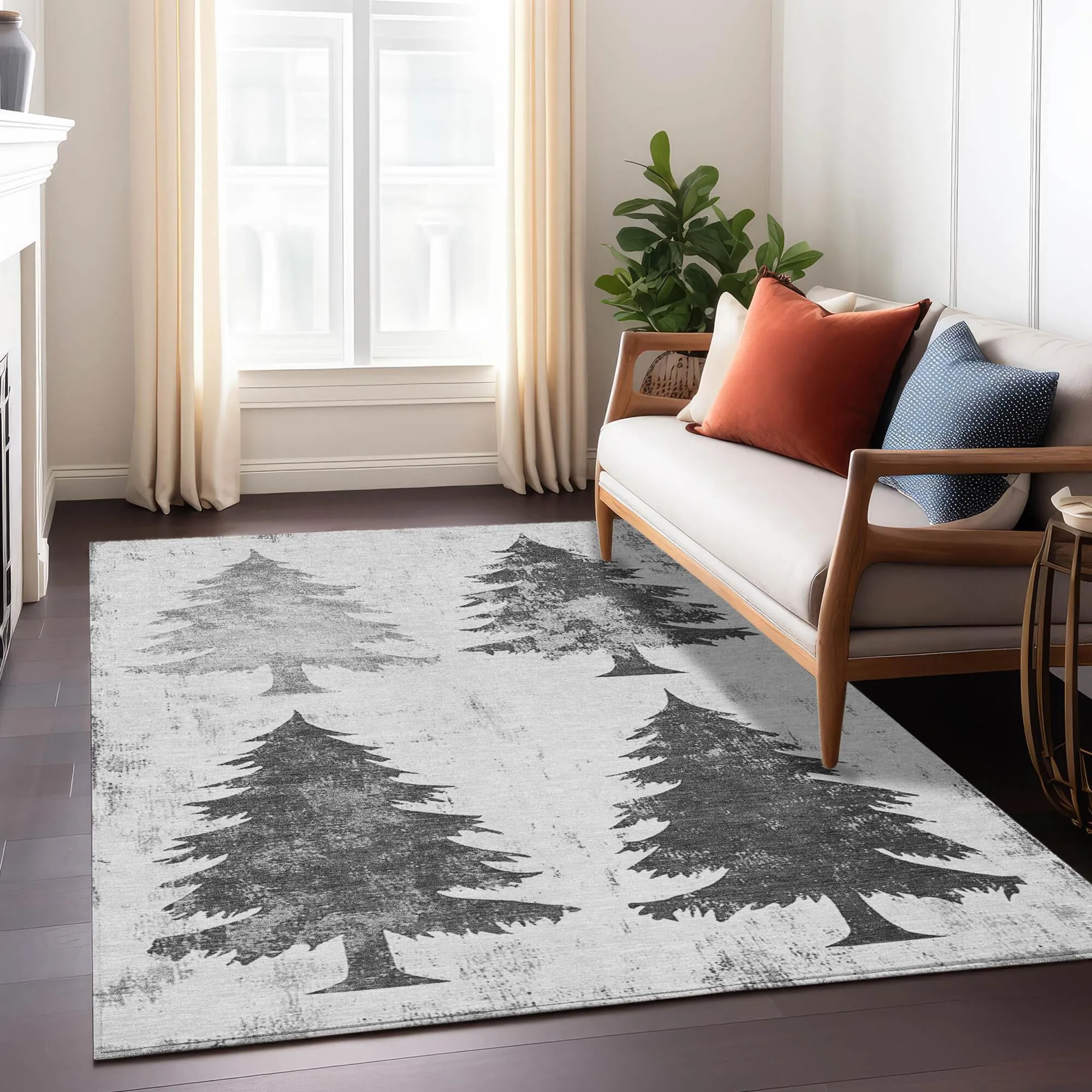 Dalyn Rug Company Wonderland WN19 3' x 5' Gray Indoor/Outdoor Area Rug