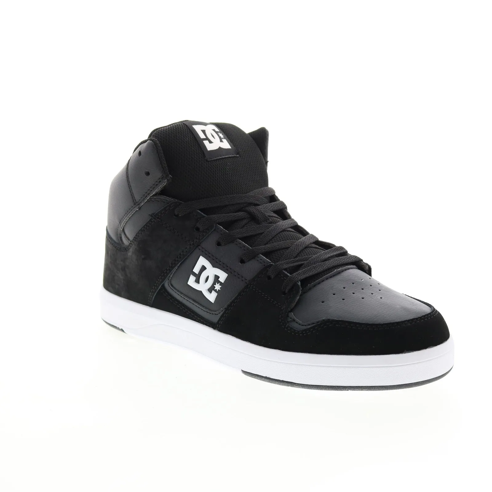 DC Cure Hi Top ADYS400072-BKW Mens Black Skate Inspired Sneakers Shoes