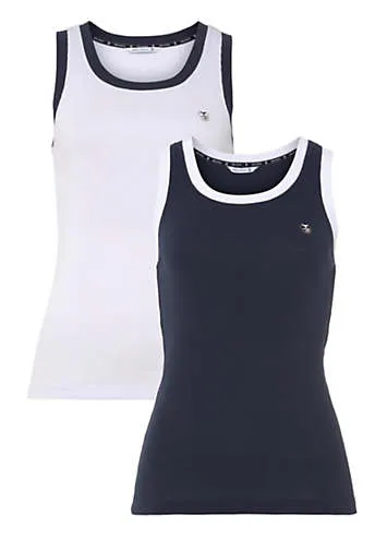 DELMAO Grattan Pack of 2 Tank Tops