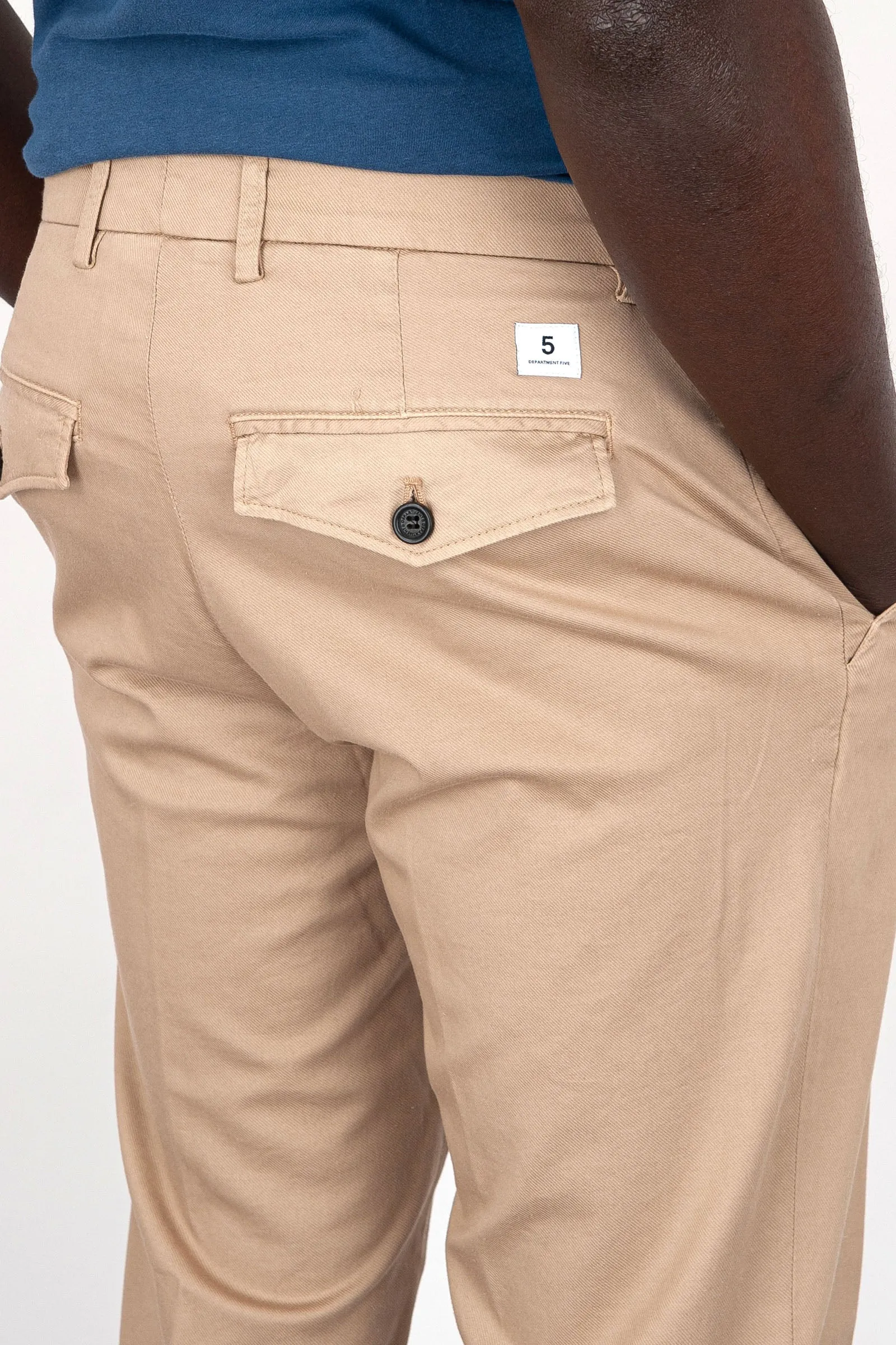 Department Five Setter Regular Cotton Crop Pants