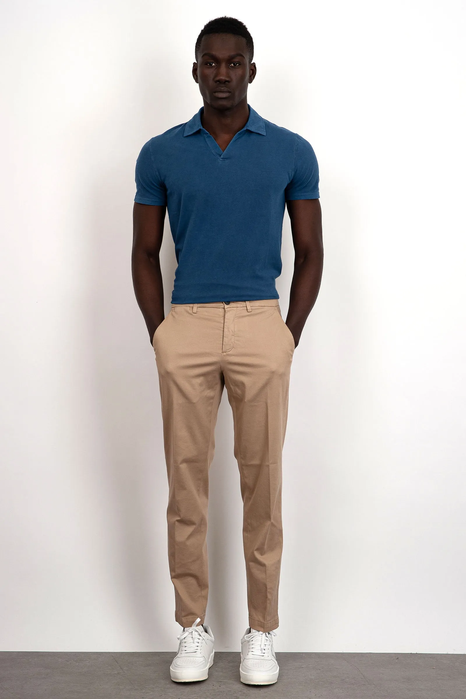 Department Five Setter Regular Cotton Crop Pants