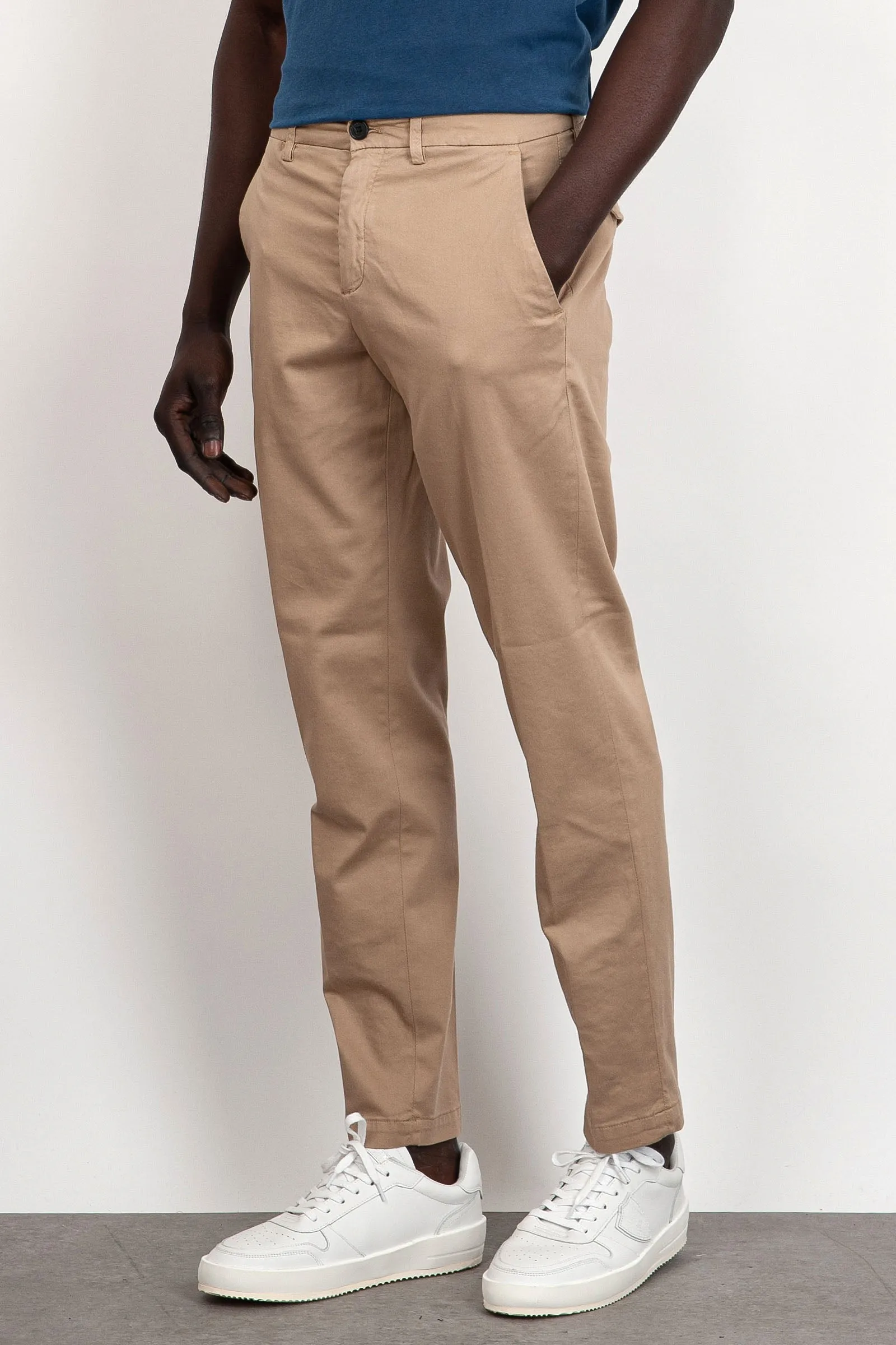 Department Five Setter Regular Cotton Crop Pants