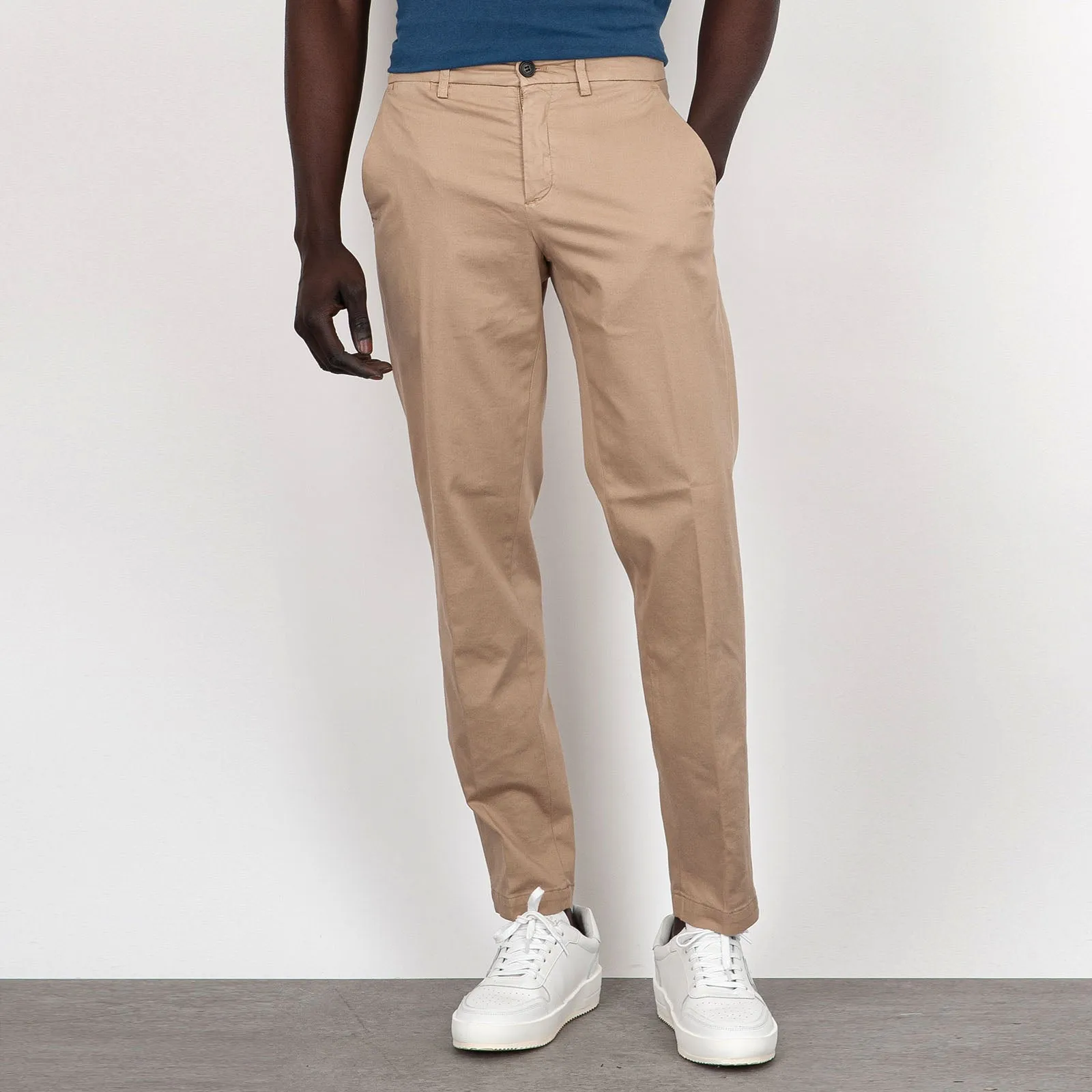 Department Five Setter Regular Cotton Crop Pants