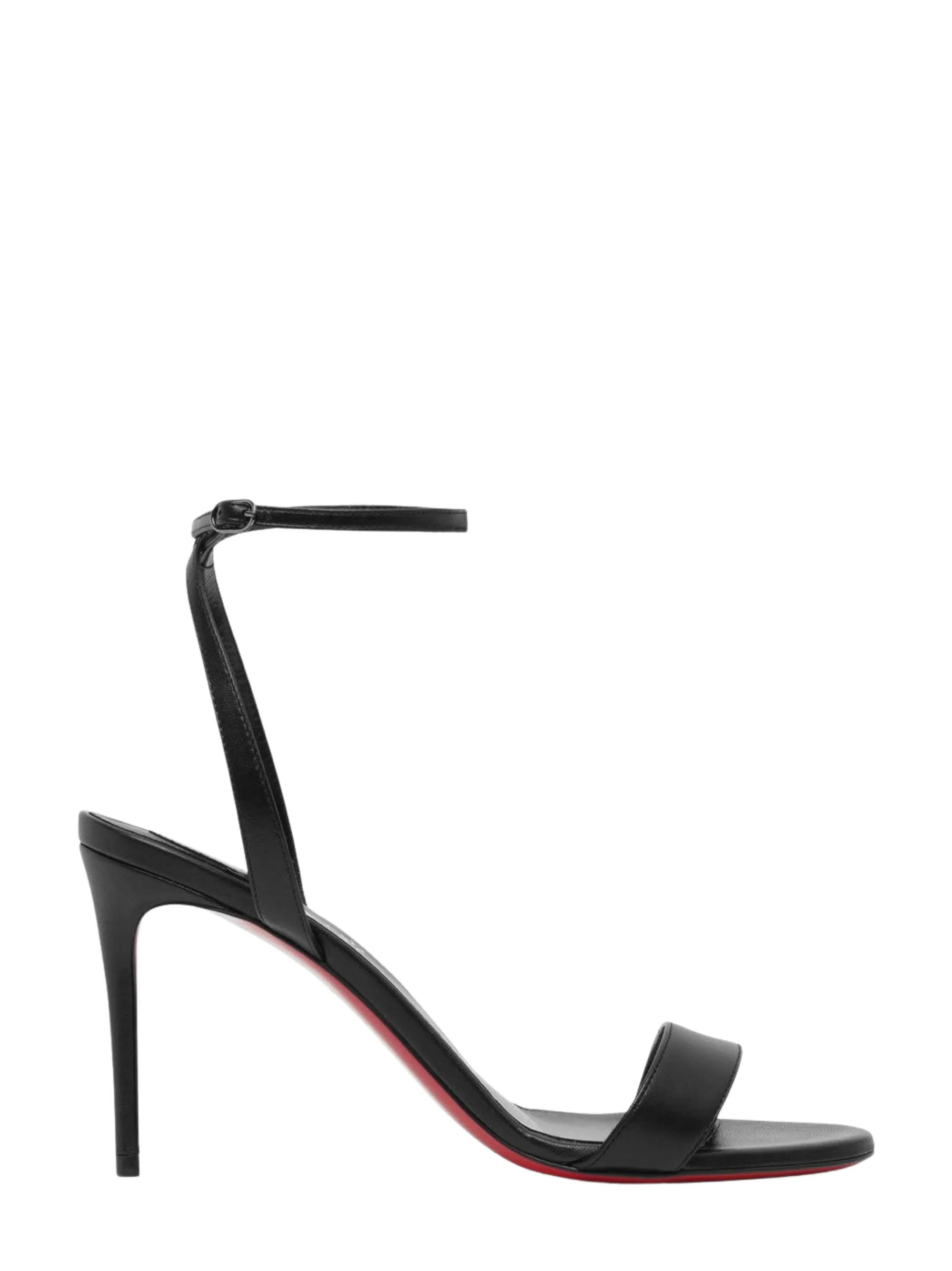 Loubigirl 85 Nappa Heel in Black | In-Store Only