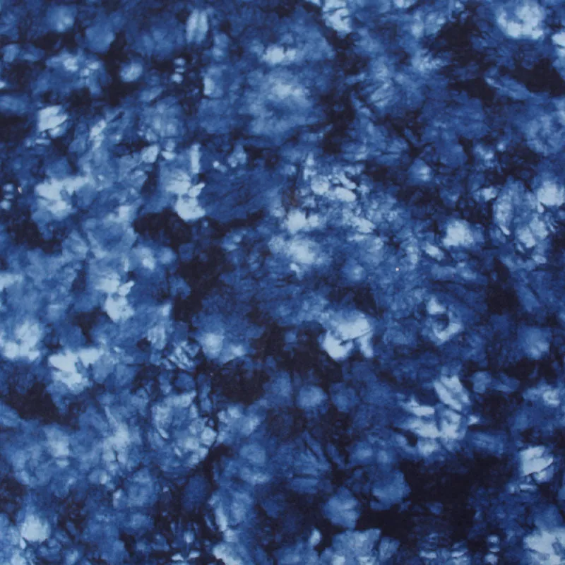 Dreamy Dark Blue Patchwork Cotton