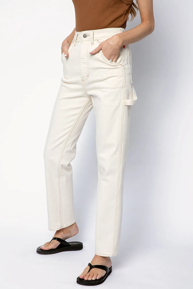 Carpenter Pant in Ecru