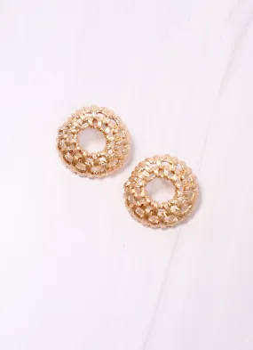 Gold Woven Earring Shefford,