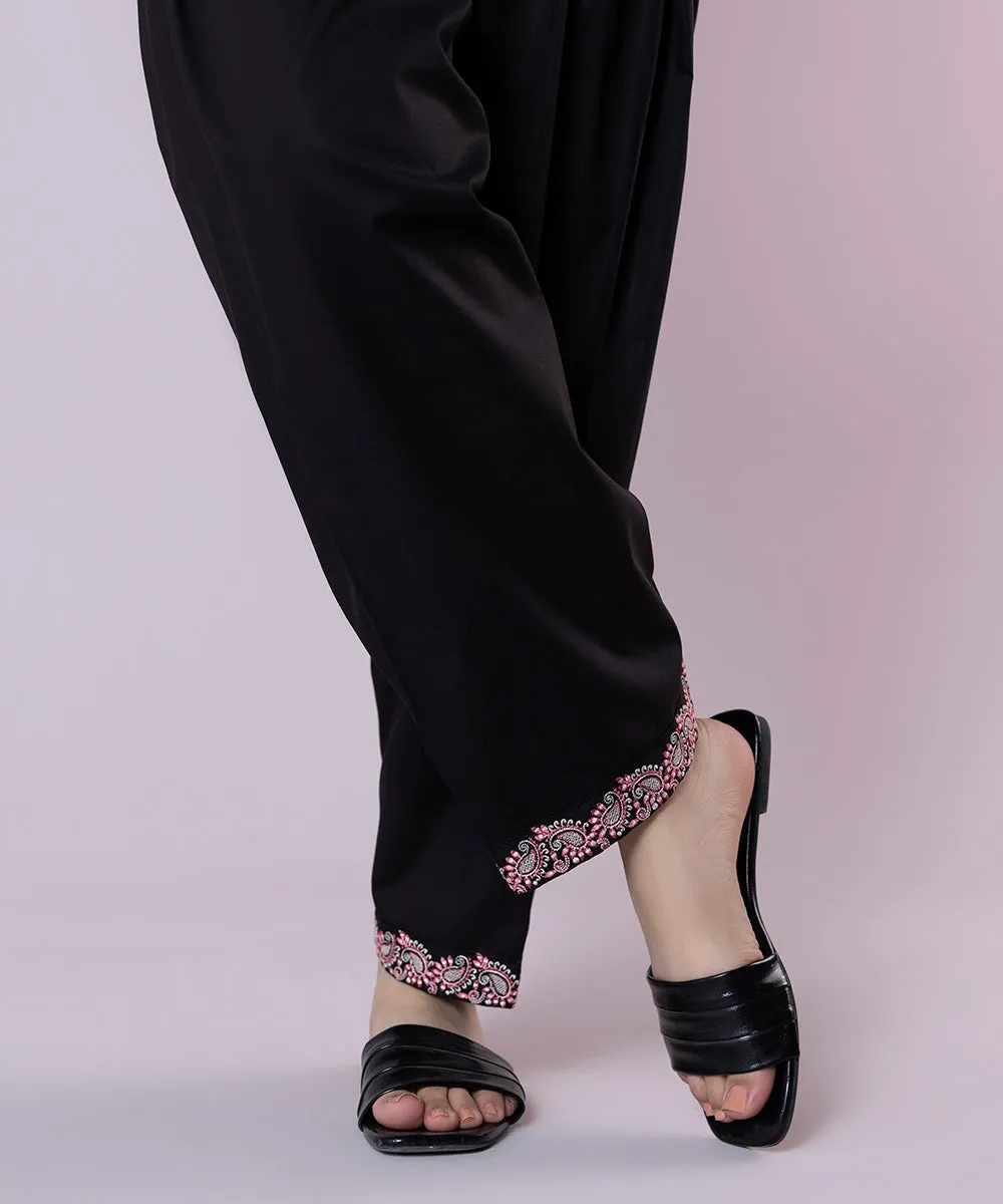 Cambric Embroidered Shalwar