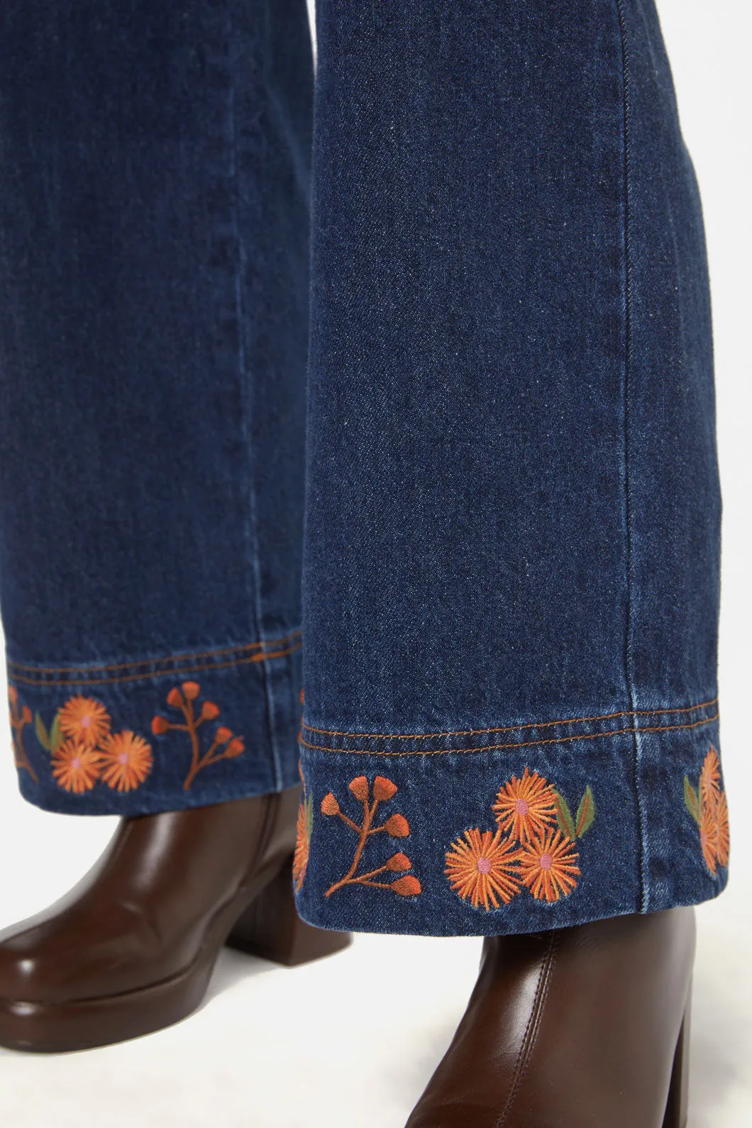 Jeans with Gumnut Embroidery