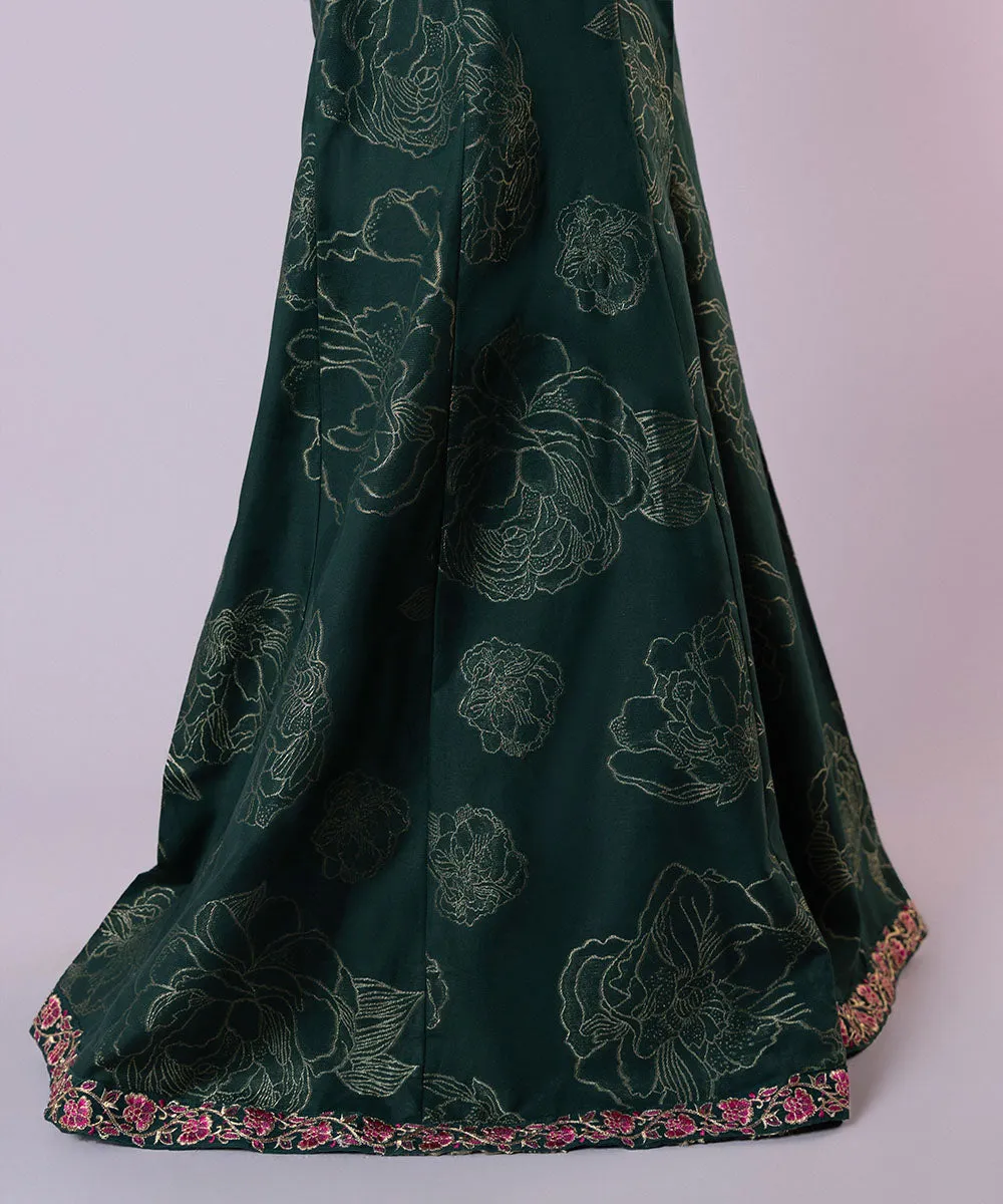 Jacquard Embroidered Sharara