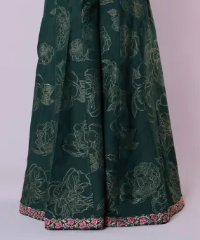 Jacquard Embroidered Sharara