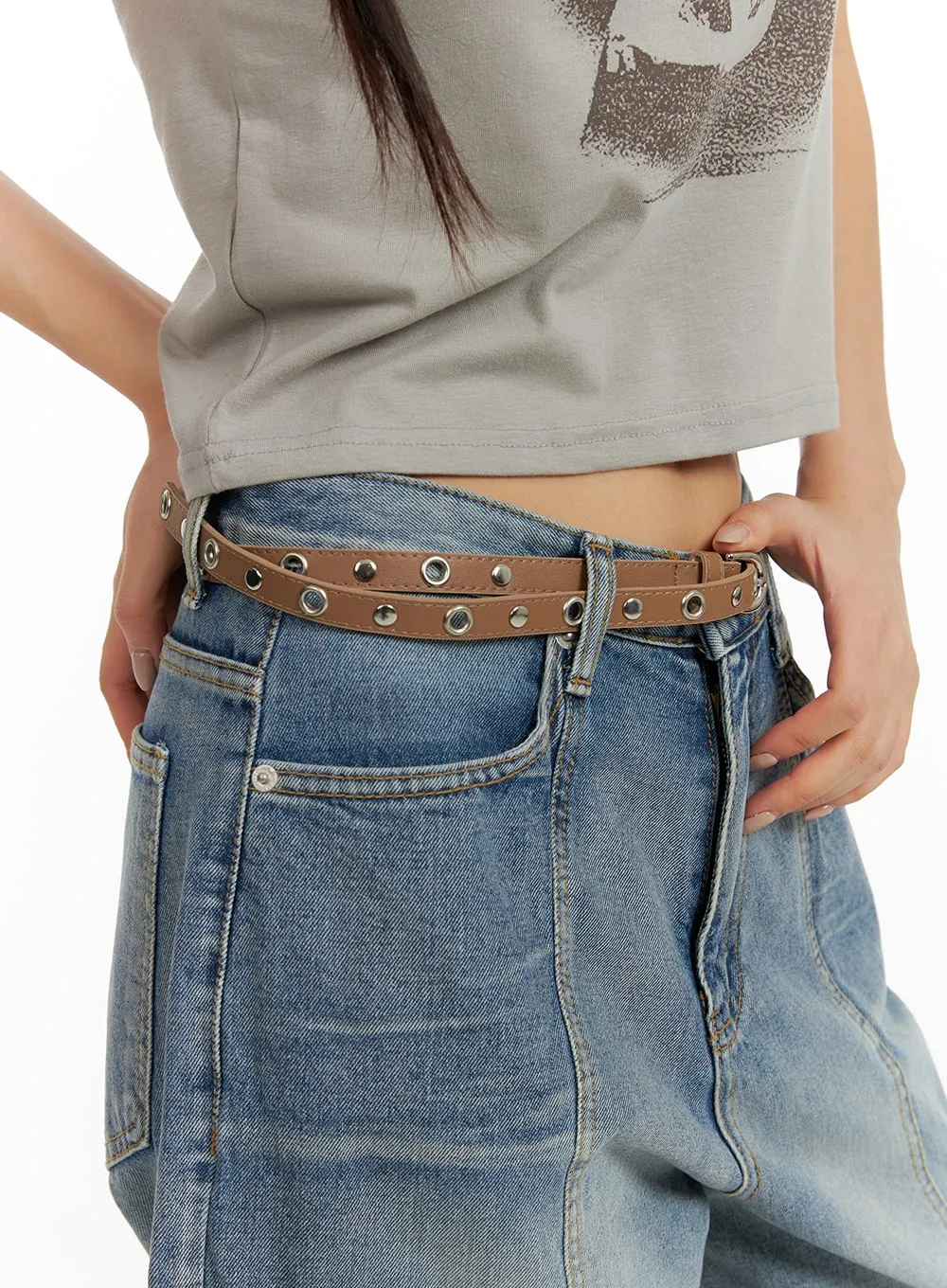 CF427 Two-Strap Eyelet Belt