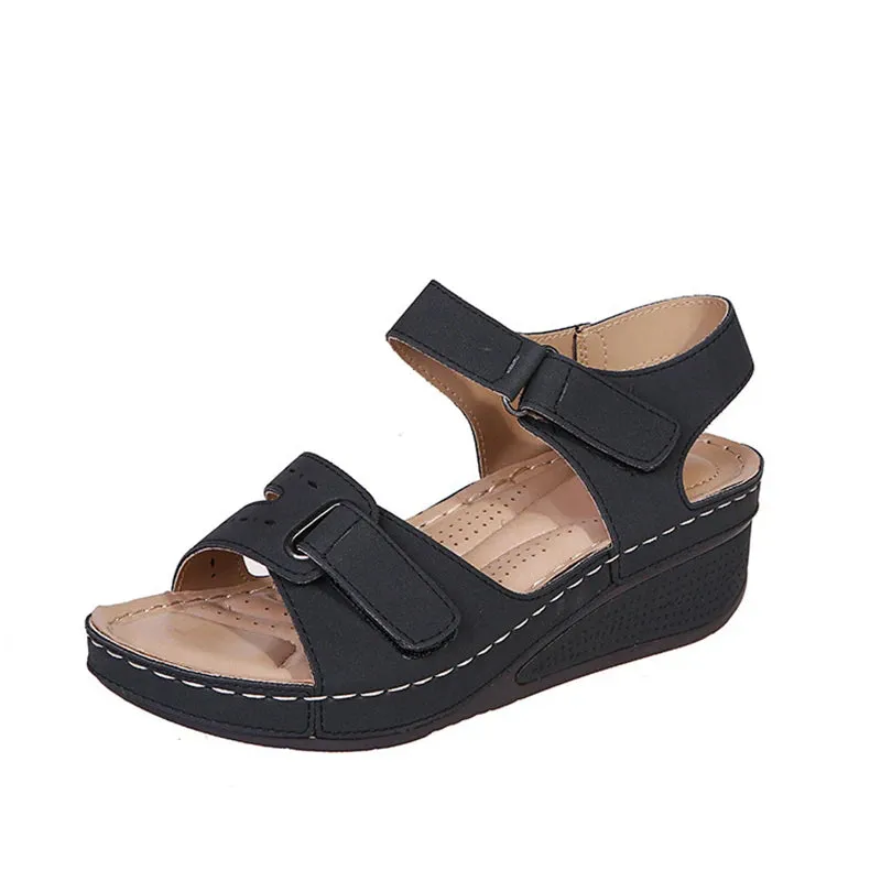 Fashion Buckle Peep Toe Sandals Women