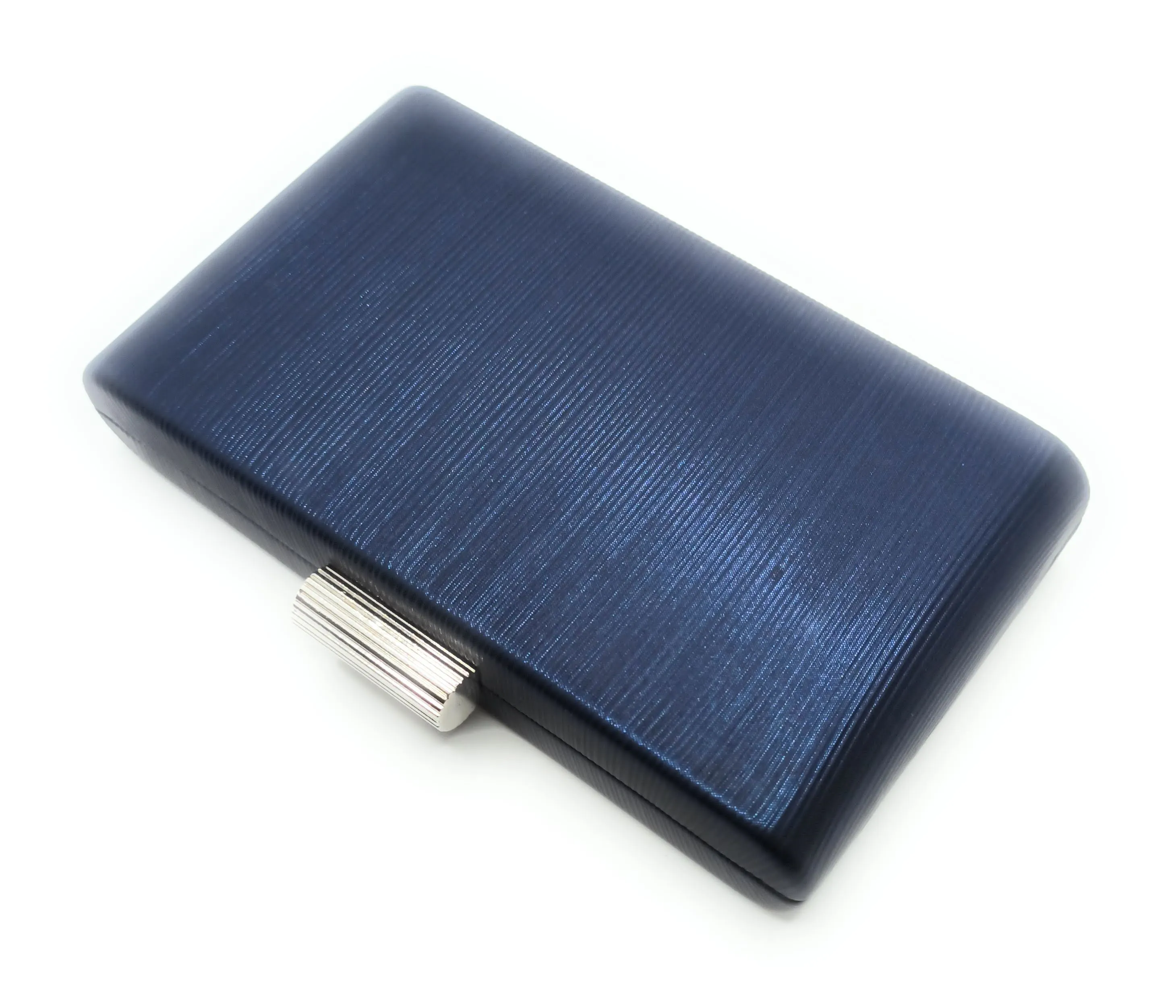 Cartera De Mano Bolso Fiesta in Rayas Azul Noche