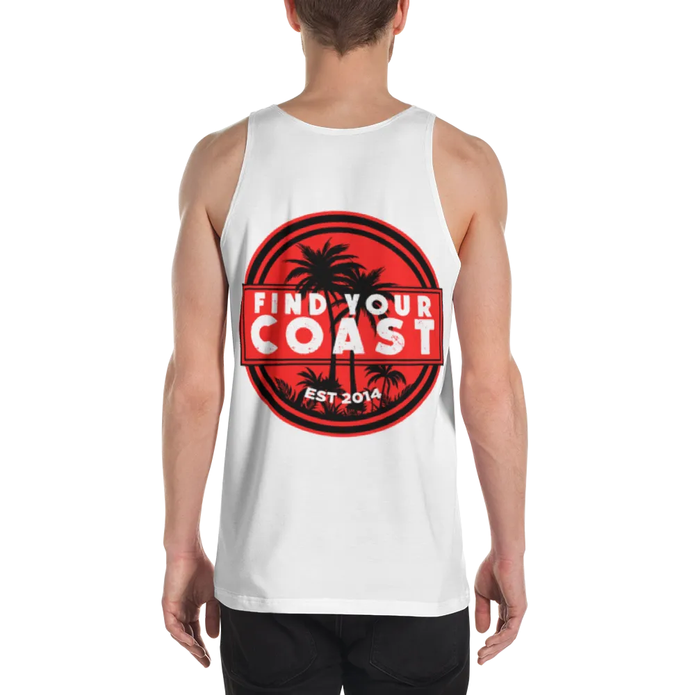 Summer Tank Tops with Palm Design by Find Your Coast