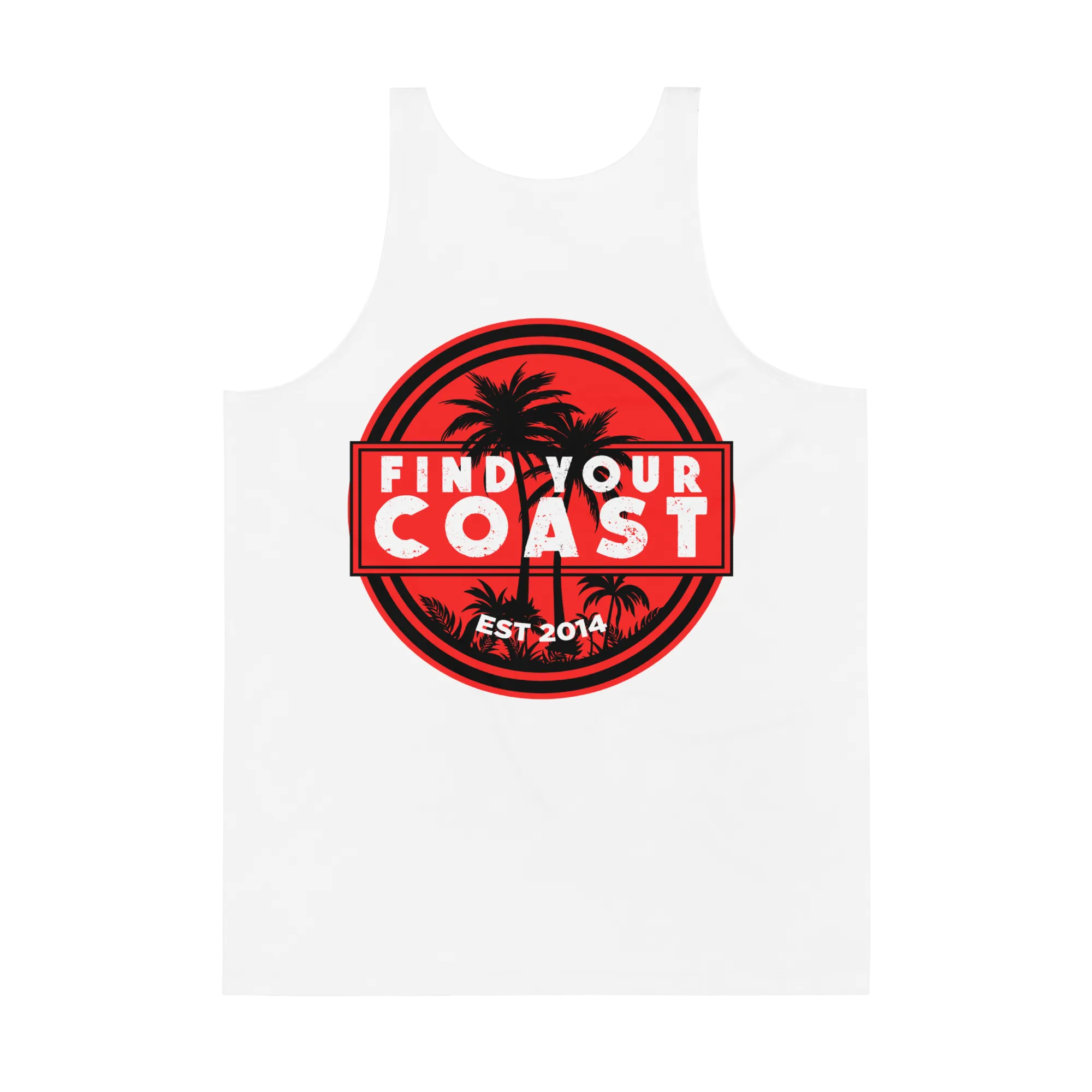 Summer Tank Tops with Palm Design by Find Your Coast