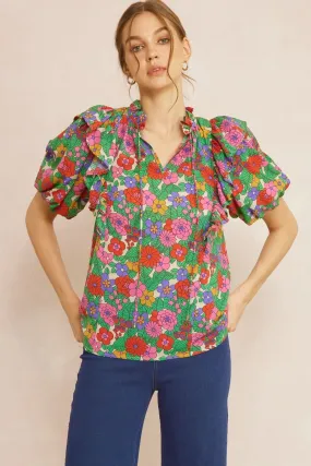 Floral Flair Top