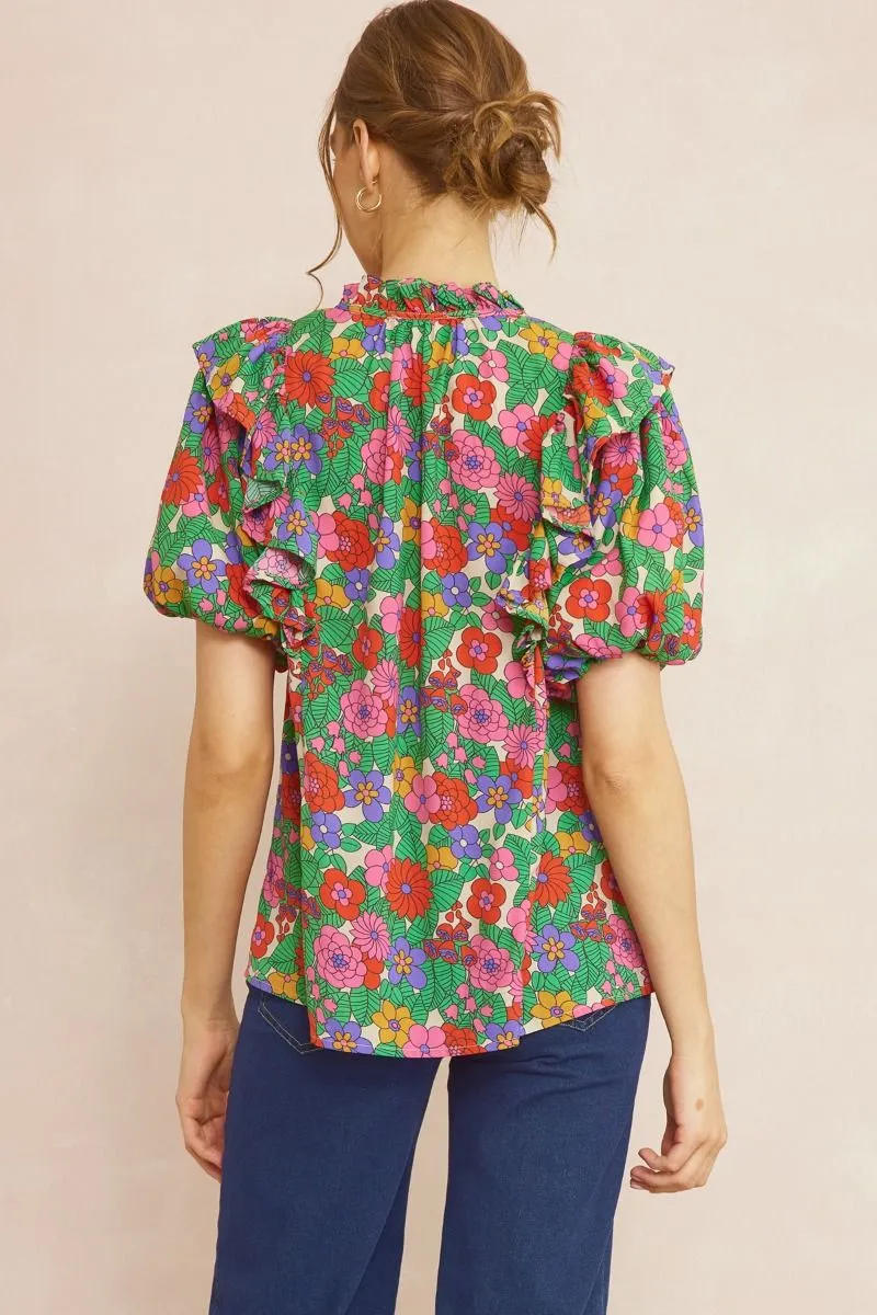 Floral Flair Top