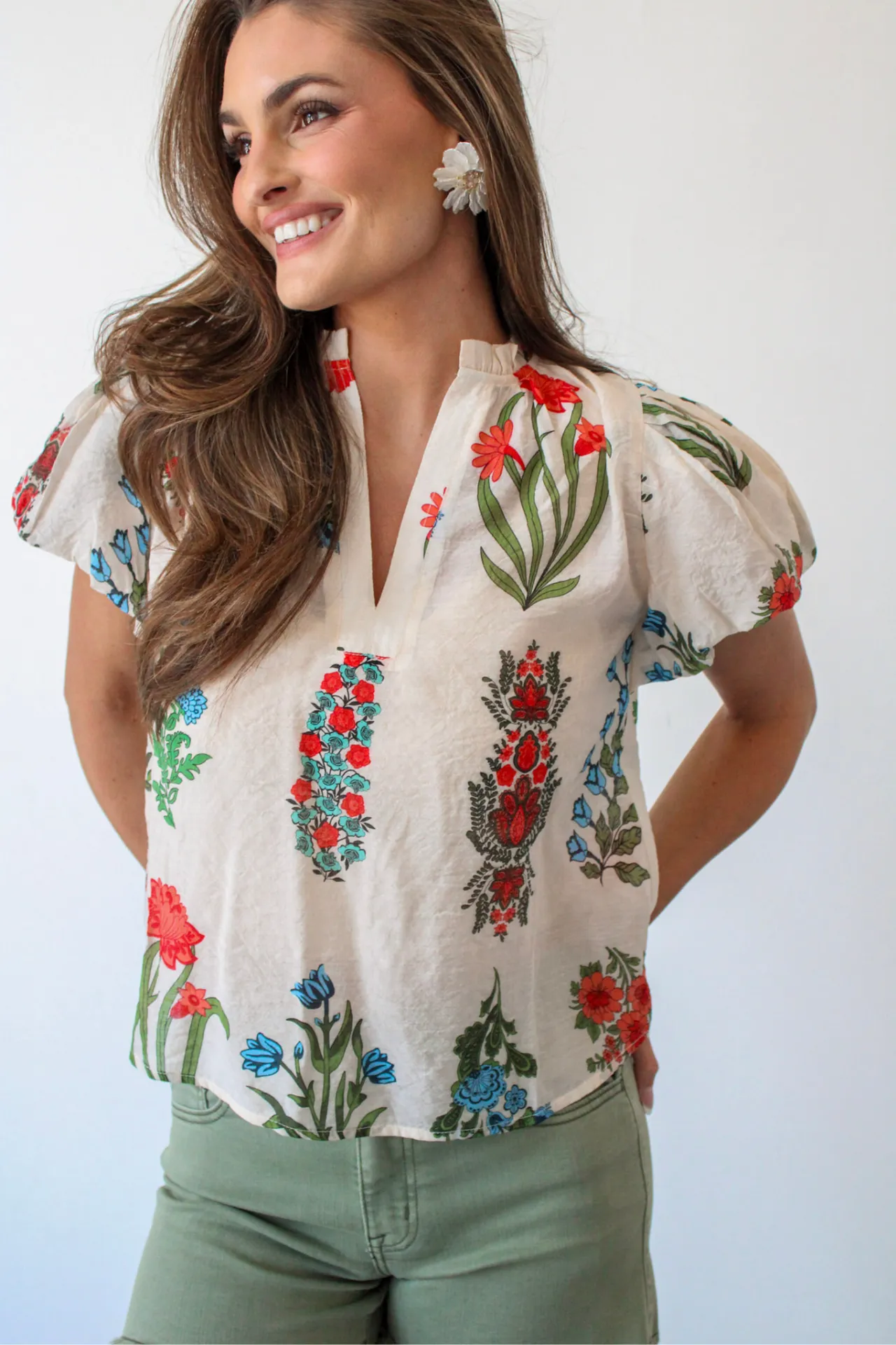 Floral Spring Top