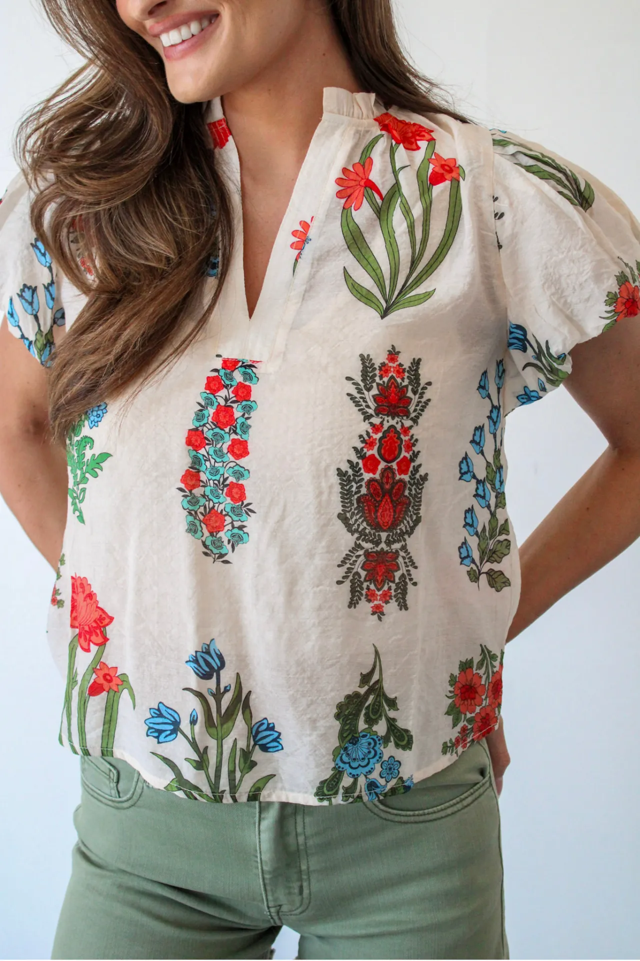 Floral Spring Top