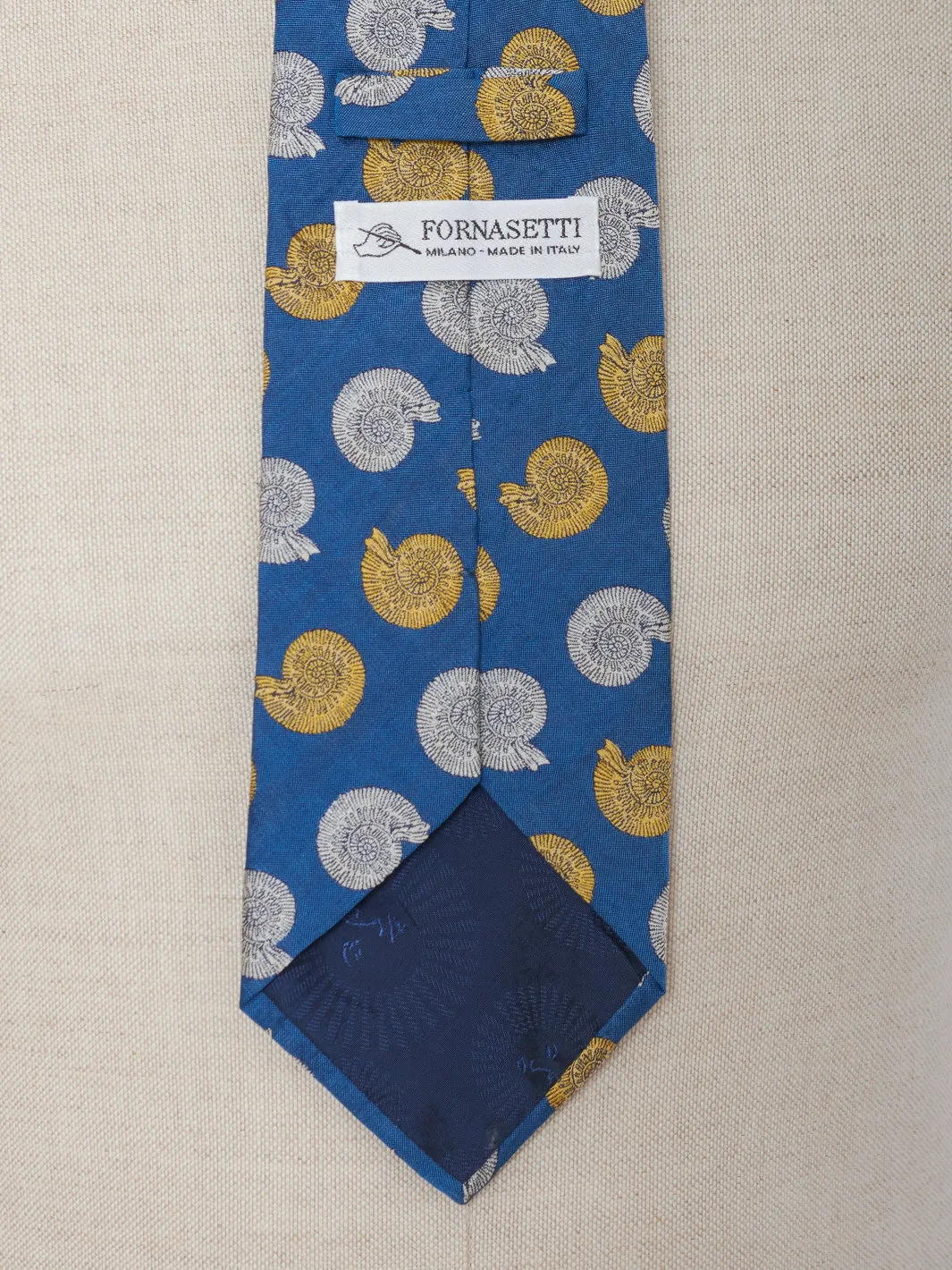 Fornasetti Heart Print Silk Tie