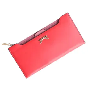 Golden Bow Knot Clutch Wallet